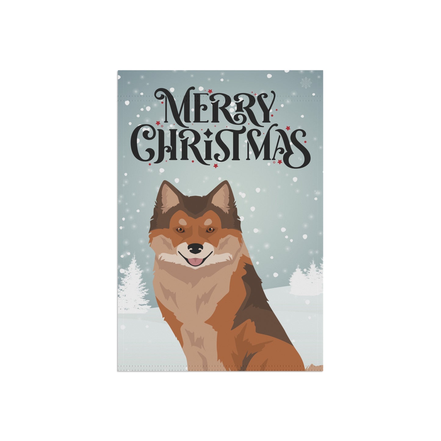 Nenets Herding Laika Dog Garden Flag