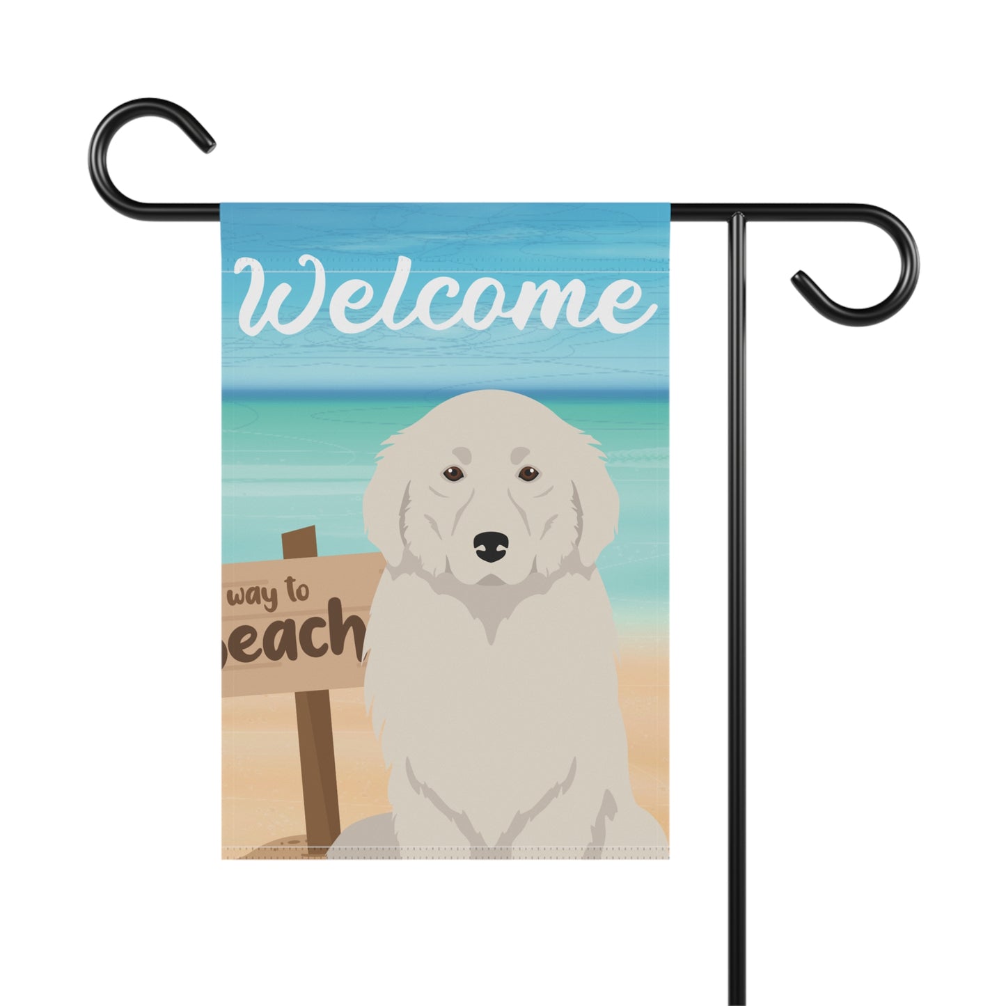 Great Pyrenees Dog Garden Flag