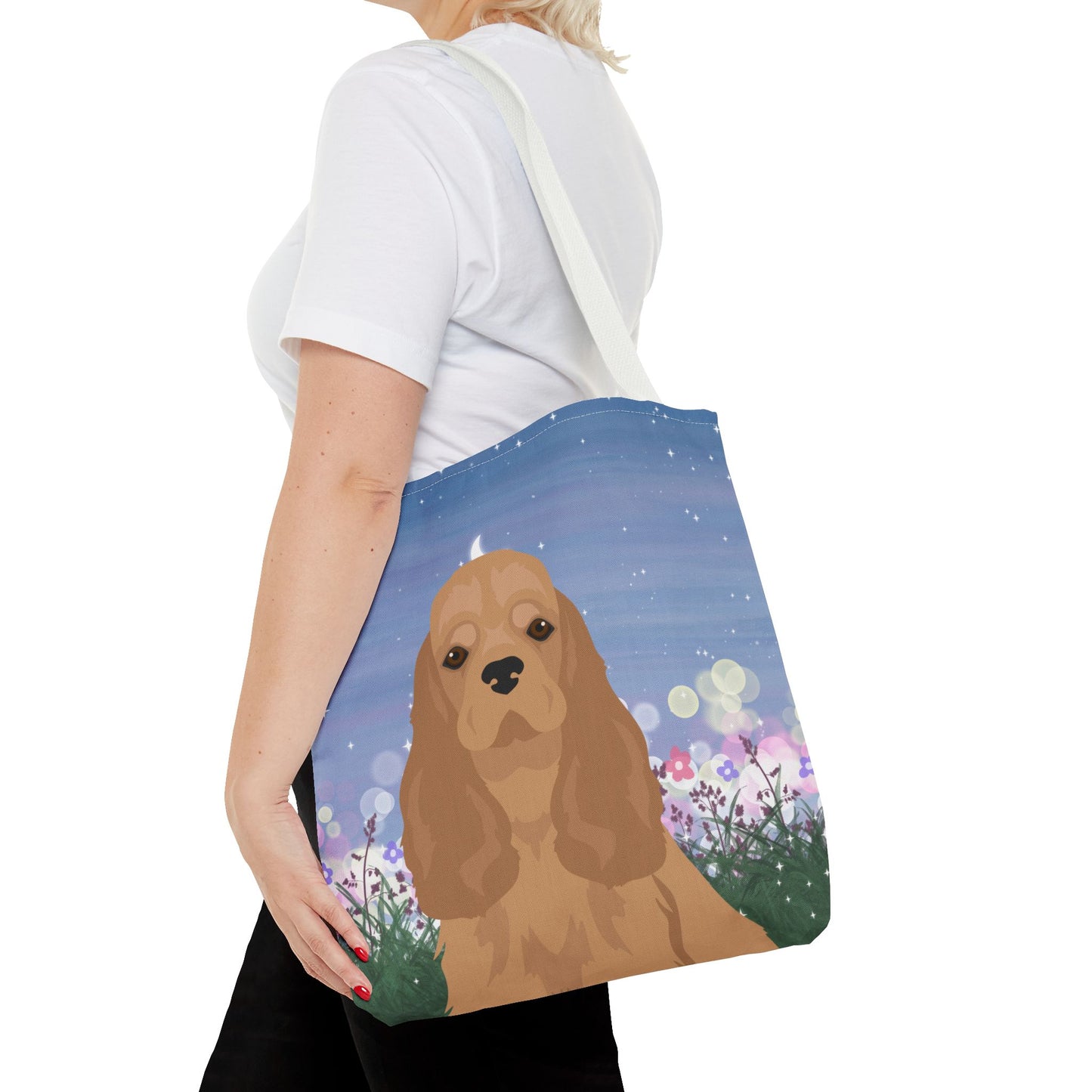 Cocker Spaniel Dog Tote Bag 16x16