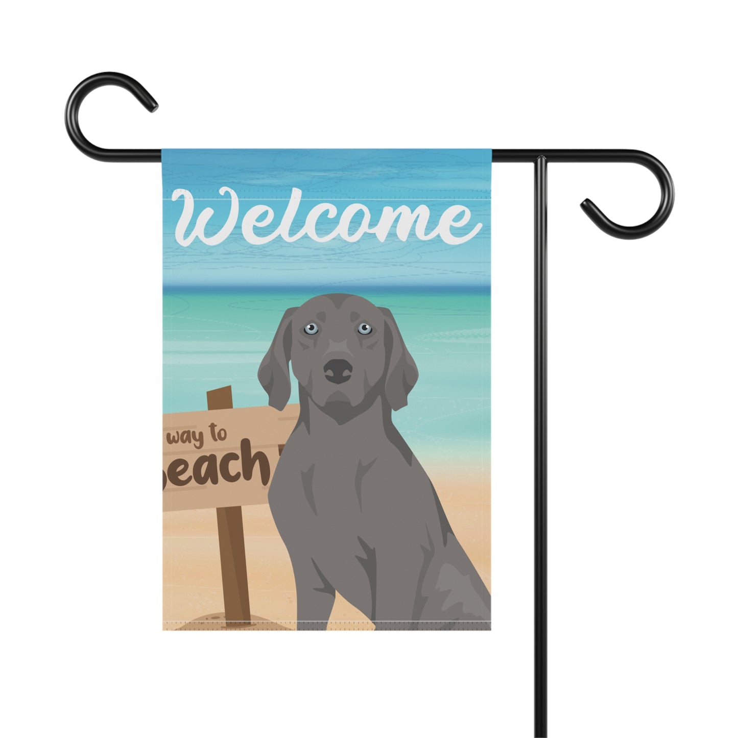 Weimaraner Dog Garden Flag