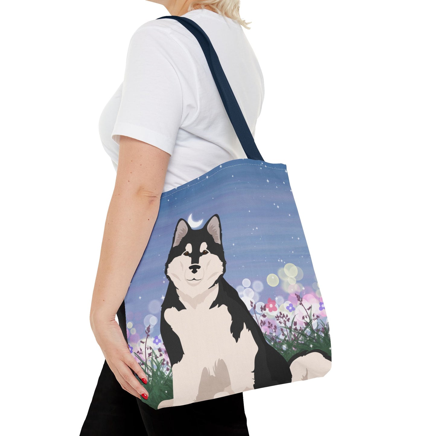 Alaskan Malamute Dog Tote Bag 16x16