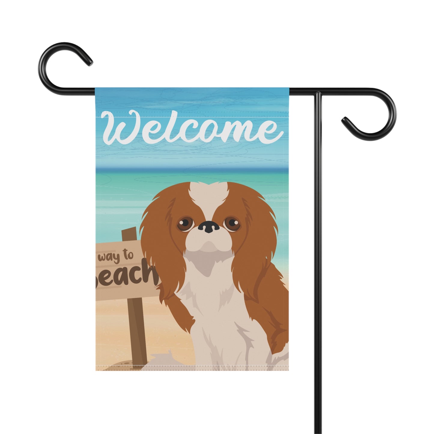 Japanese Chin Dog Garden Flag
