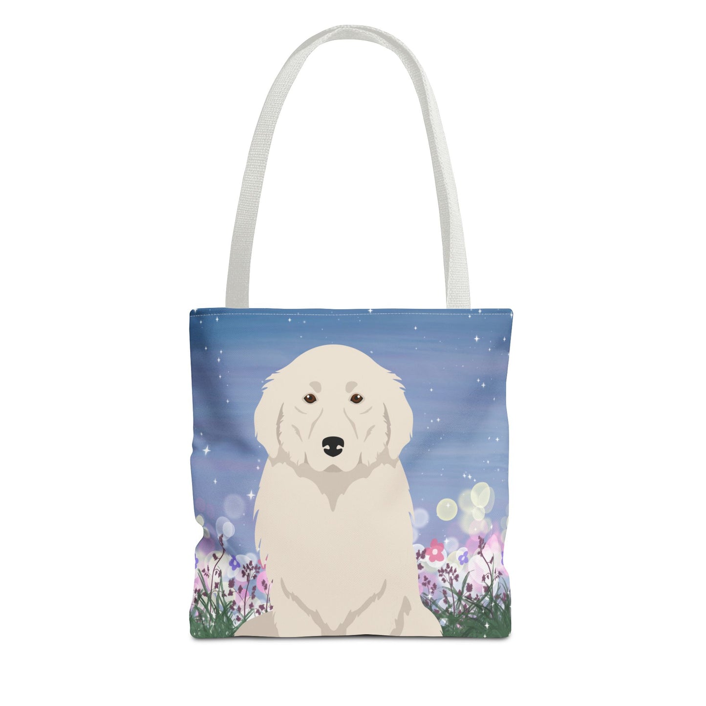 Great Pyrenees Dog Tote Bag 13x13