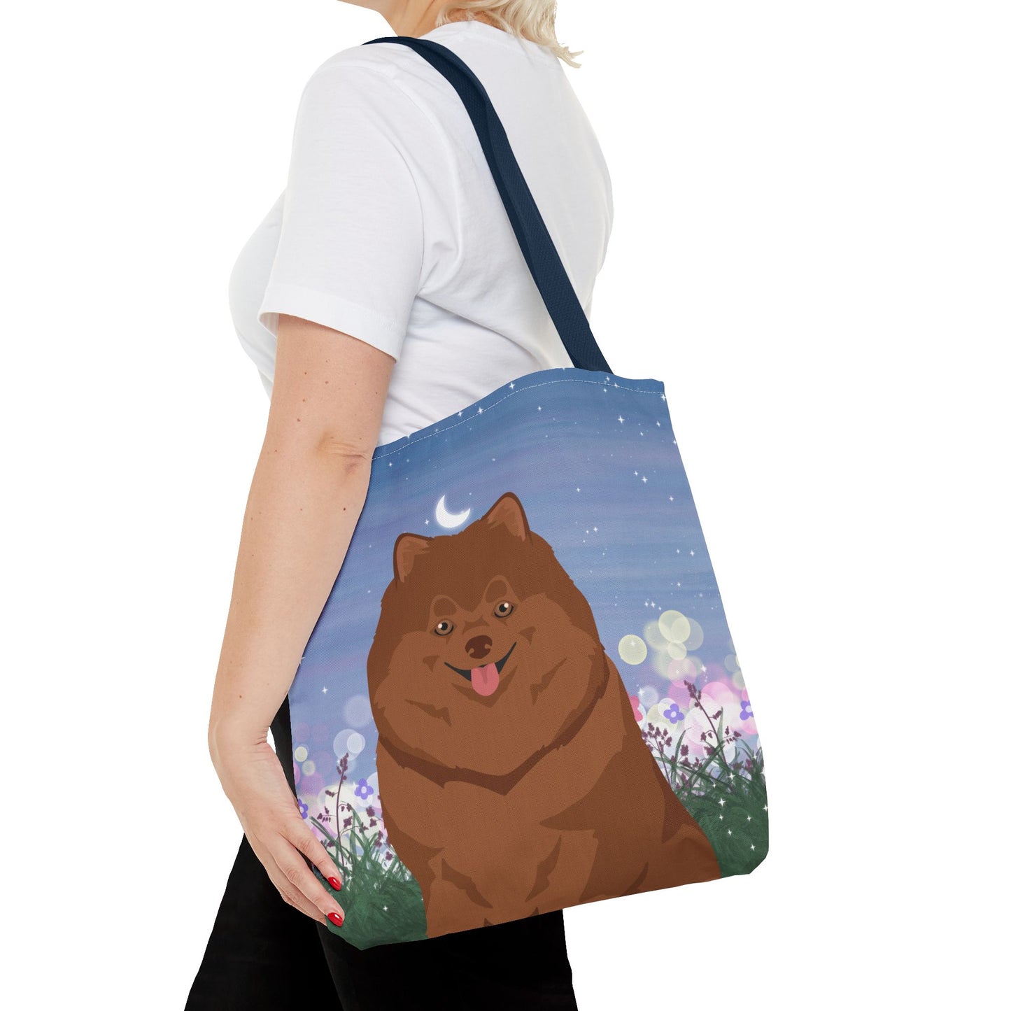 Pomeranian Dog Tote Bag 16x16