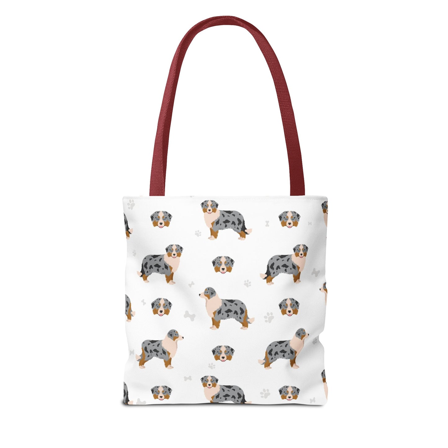 Miniature American Shepherd Dog Tote Bag, Aussie Dog Mom Gift