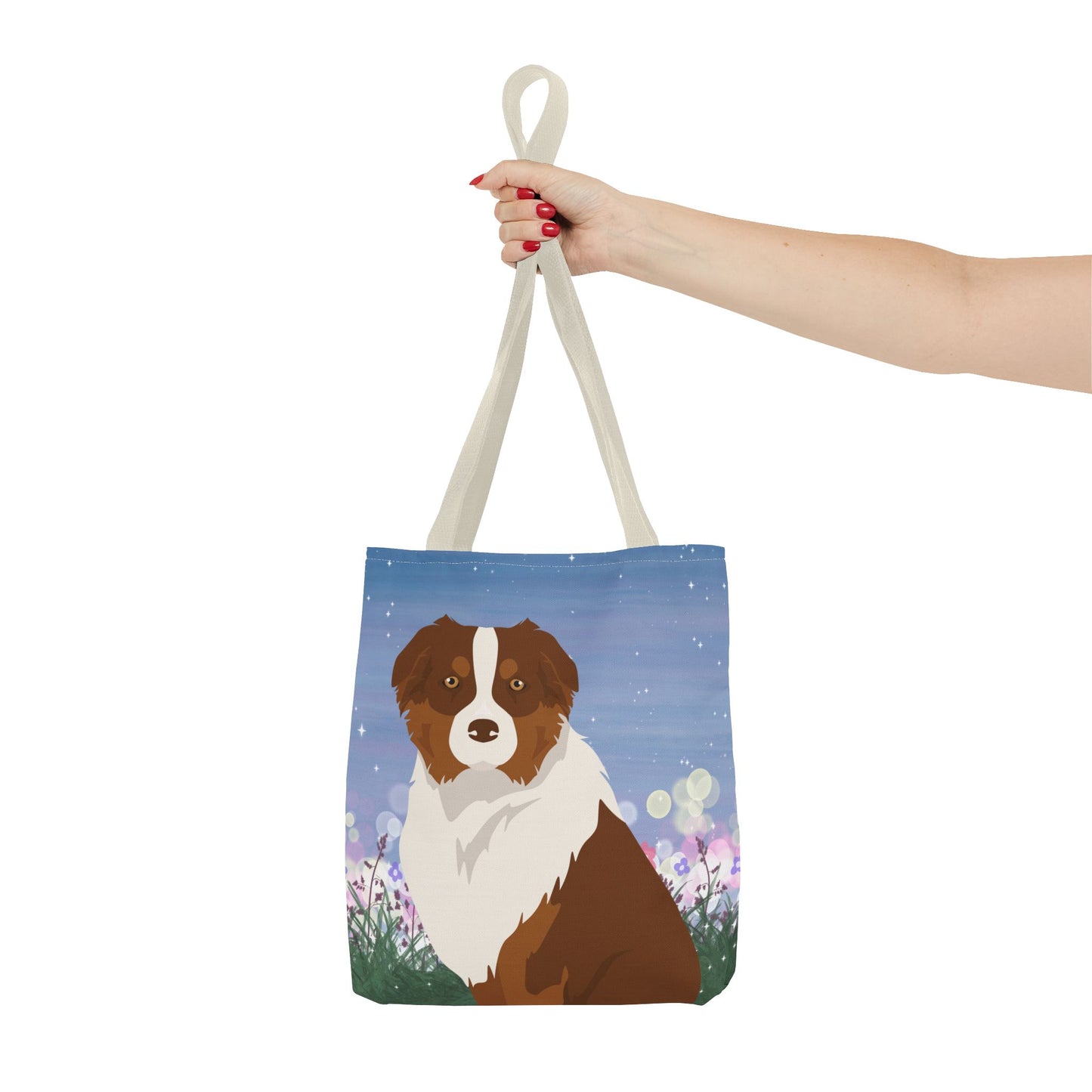 Australian Shepherd Dog Tote Bag 13x13