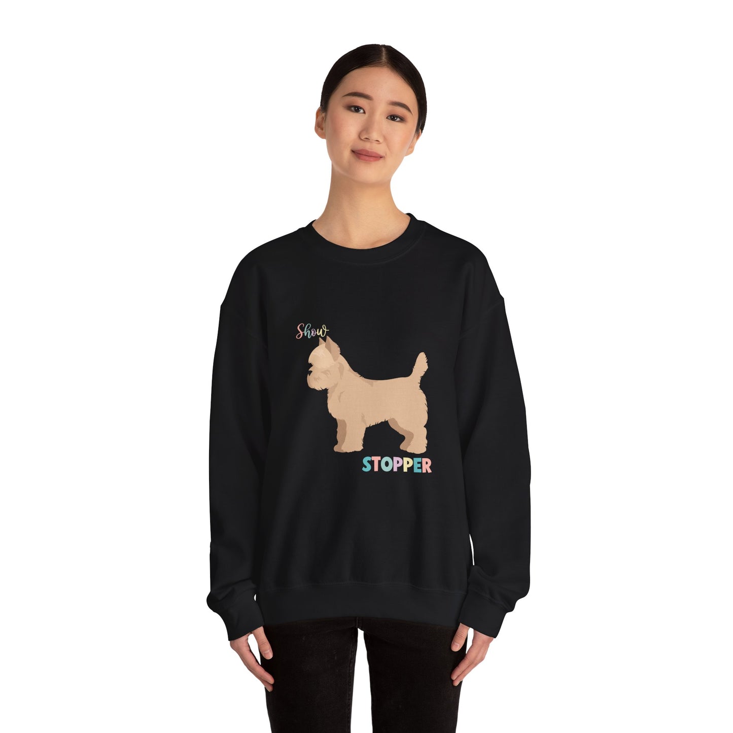 Cairn Terrier Dog Unisex Heavy Blend Crewneck Sweatshirt