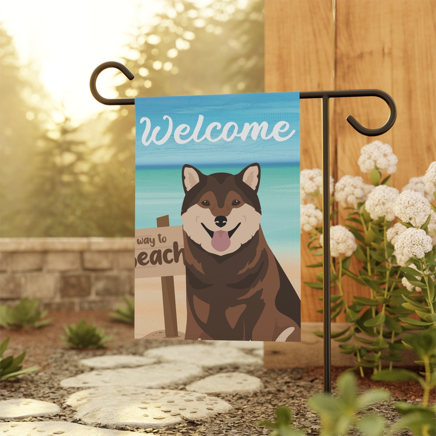 Shiba Inu Dog Garden Flag