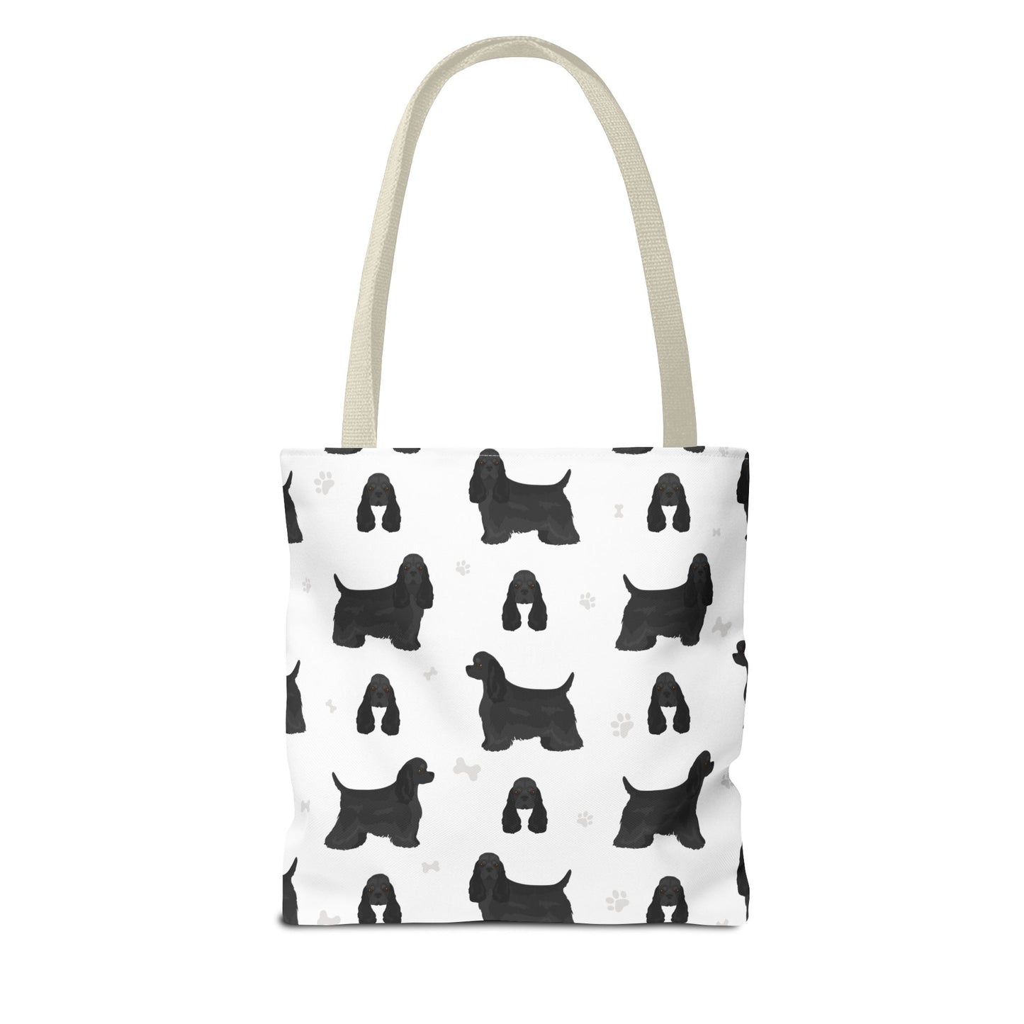 American Cocker Spaniel Dog Tote Bag, Cocker Spaniel Dog Mom Gift