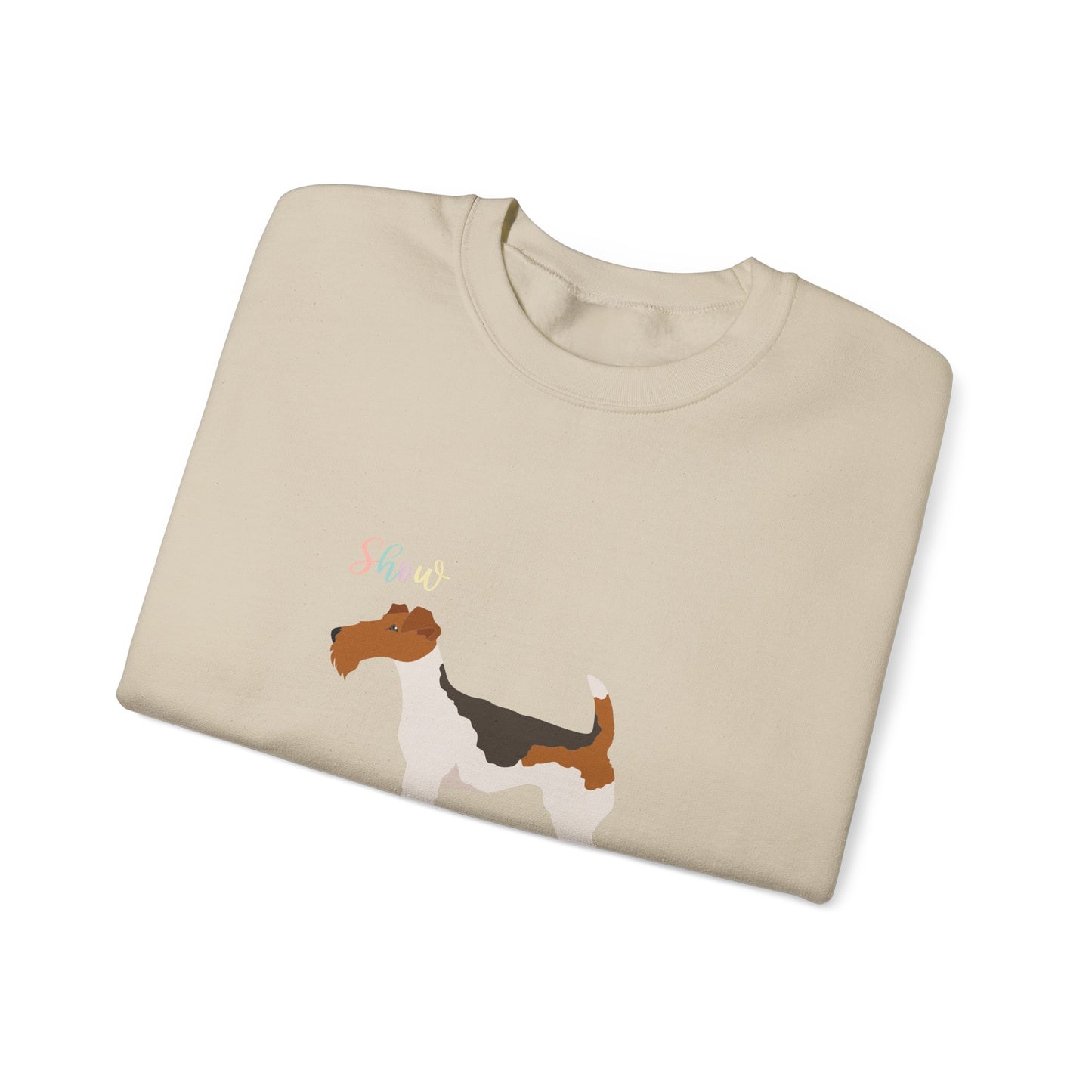 Wire Fox Terrier Dog Unisex Heavy Blend Crewneck Sweatshirt