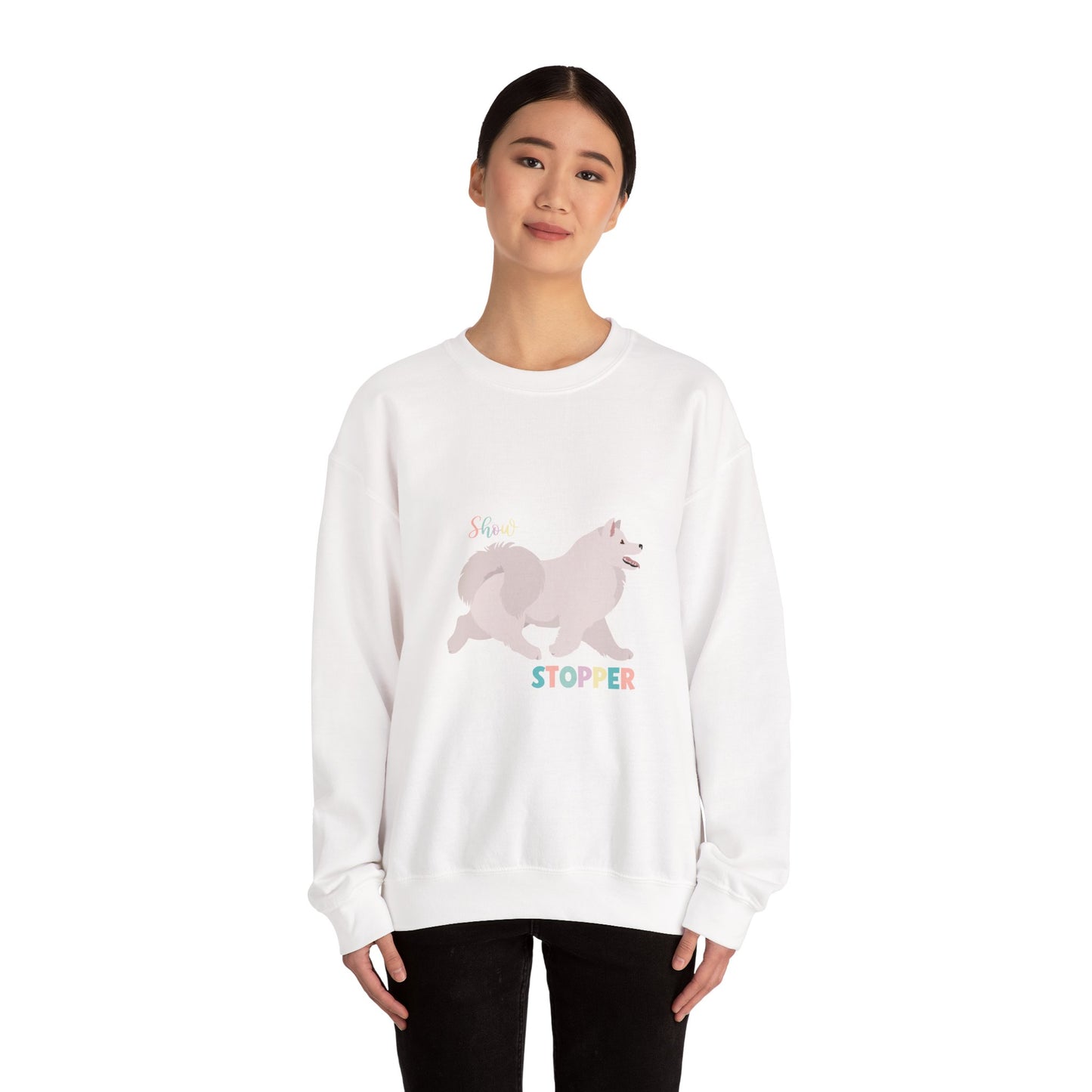 Samoyed Dog Unisex Heavy Blend Crewneck Sweatshirt