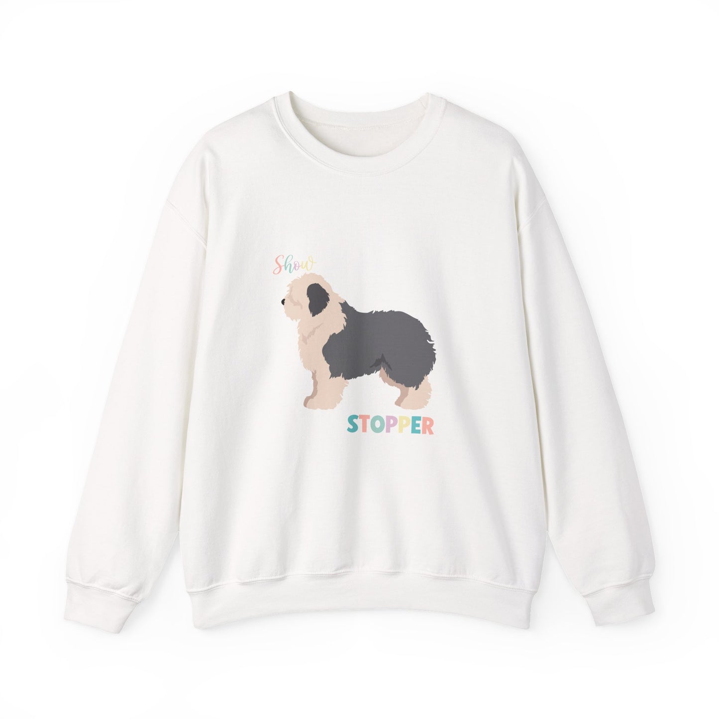 Old English Sheepdog Dog Unisex Heavy Blend Crewneck Sweatshirt