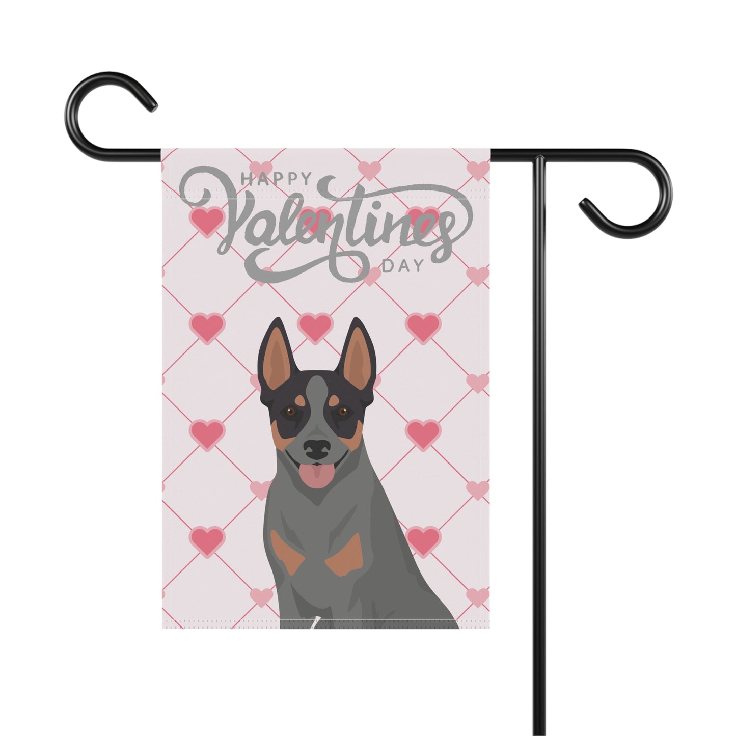 Australian Stumpy Tail Cattle Dog Valentine's Day Garden Flag