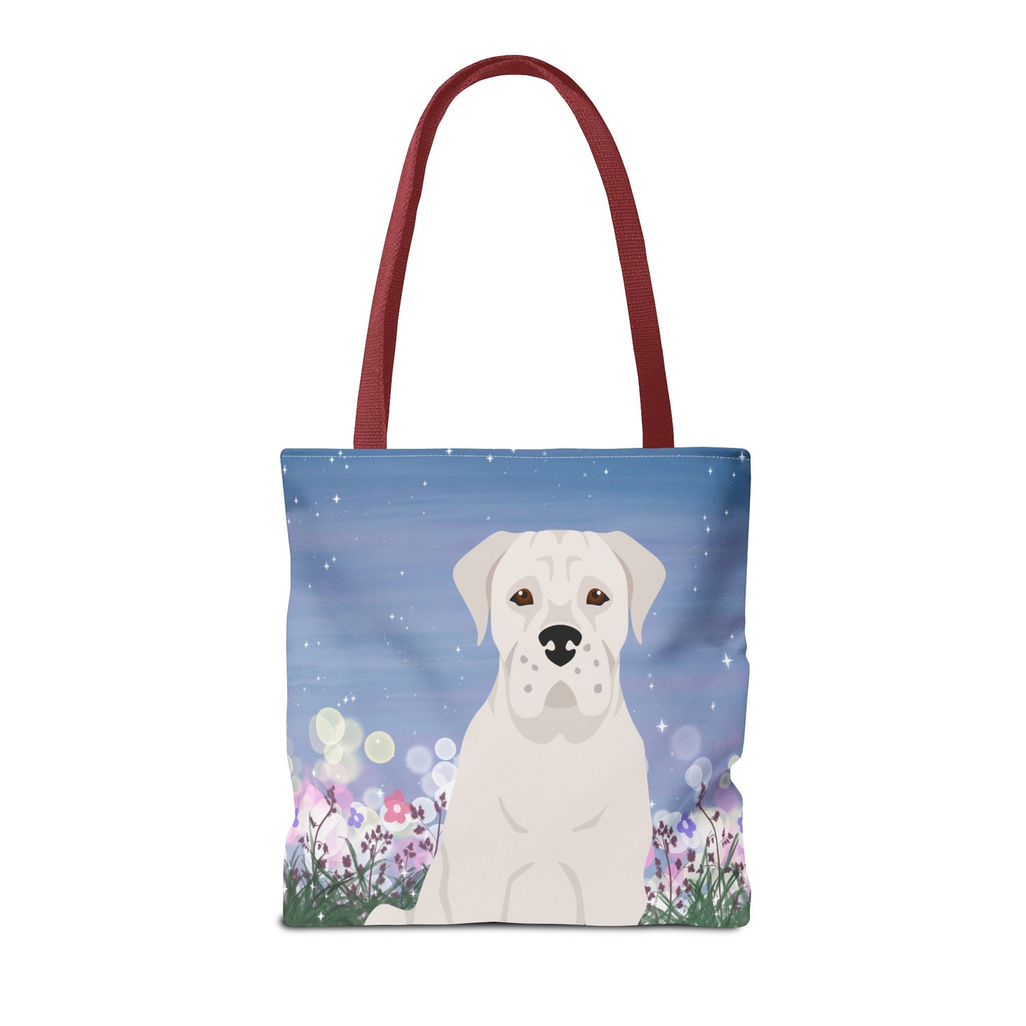 Dogo Argentino Dog Tote Bag 16x16