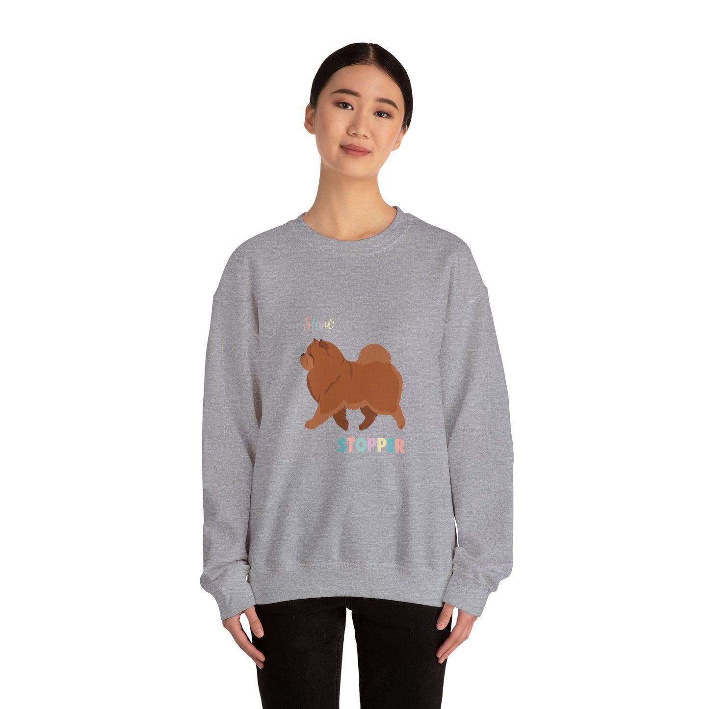 Chow Chow Dog Unisex Heavy Blend Crewneck Sweatshirt