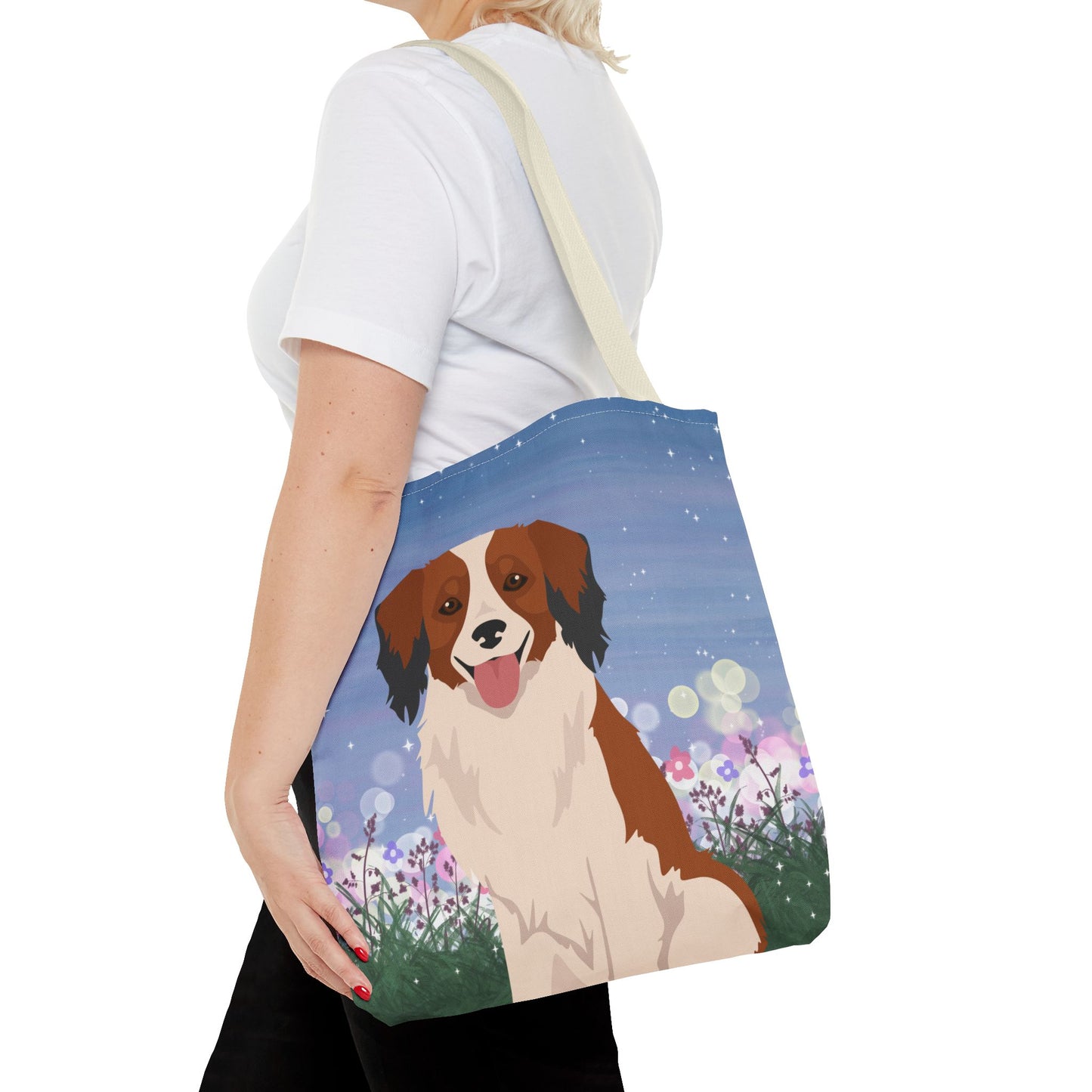 Kooikerhondje Dog Tote Bag 16x16
