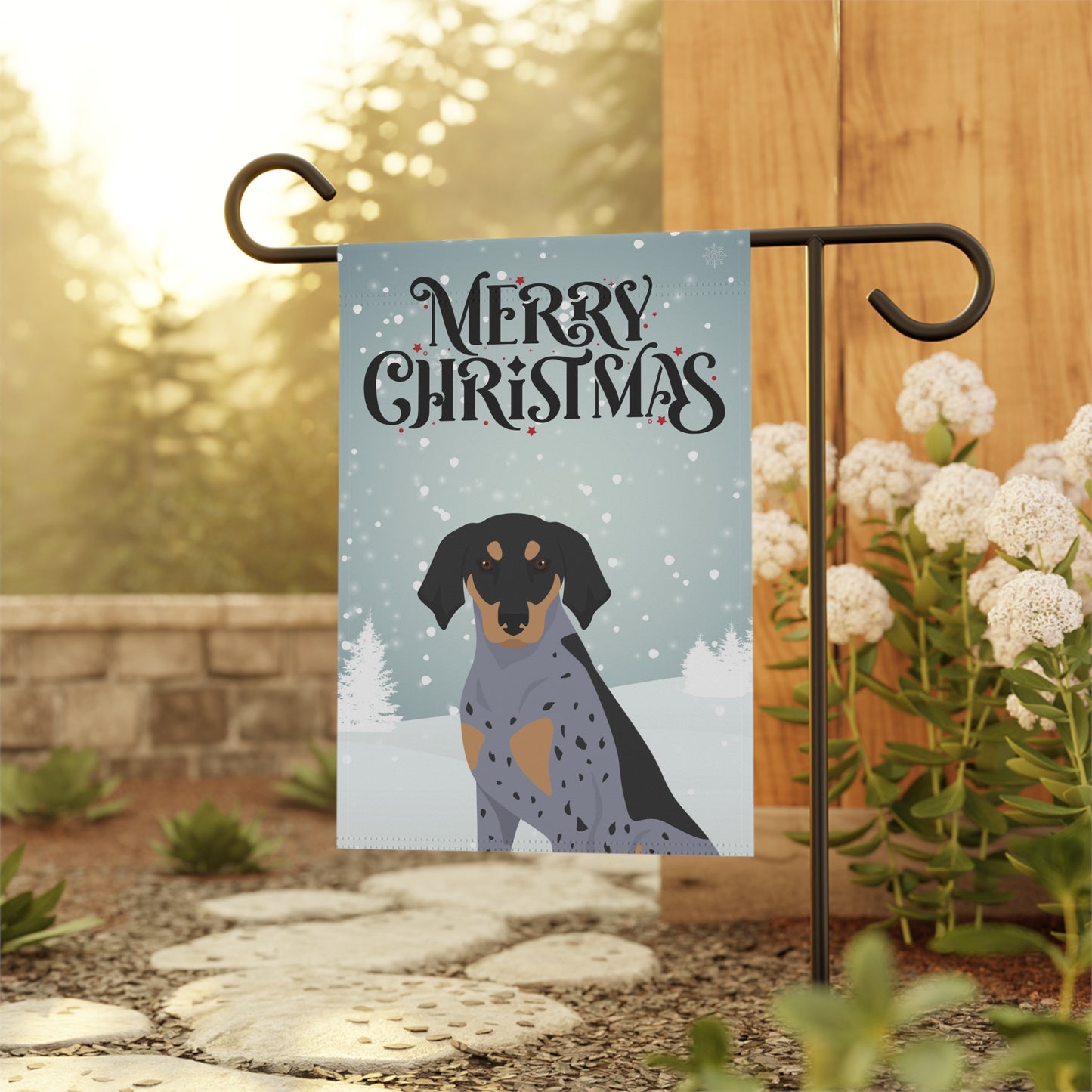 Bluetick Coonhound Dog Garden Flag