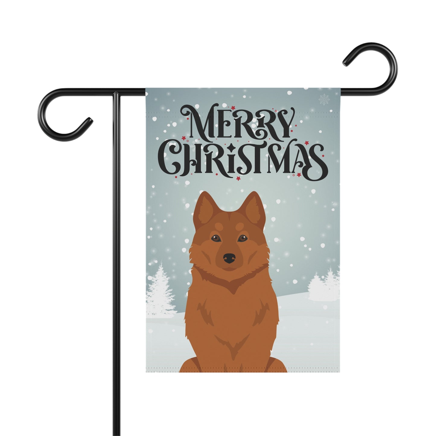 Finnish Spitz Dog Garden Flag
