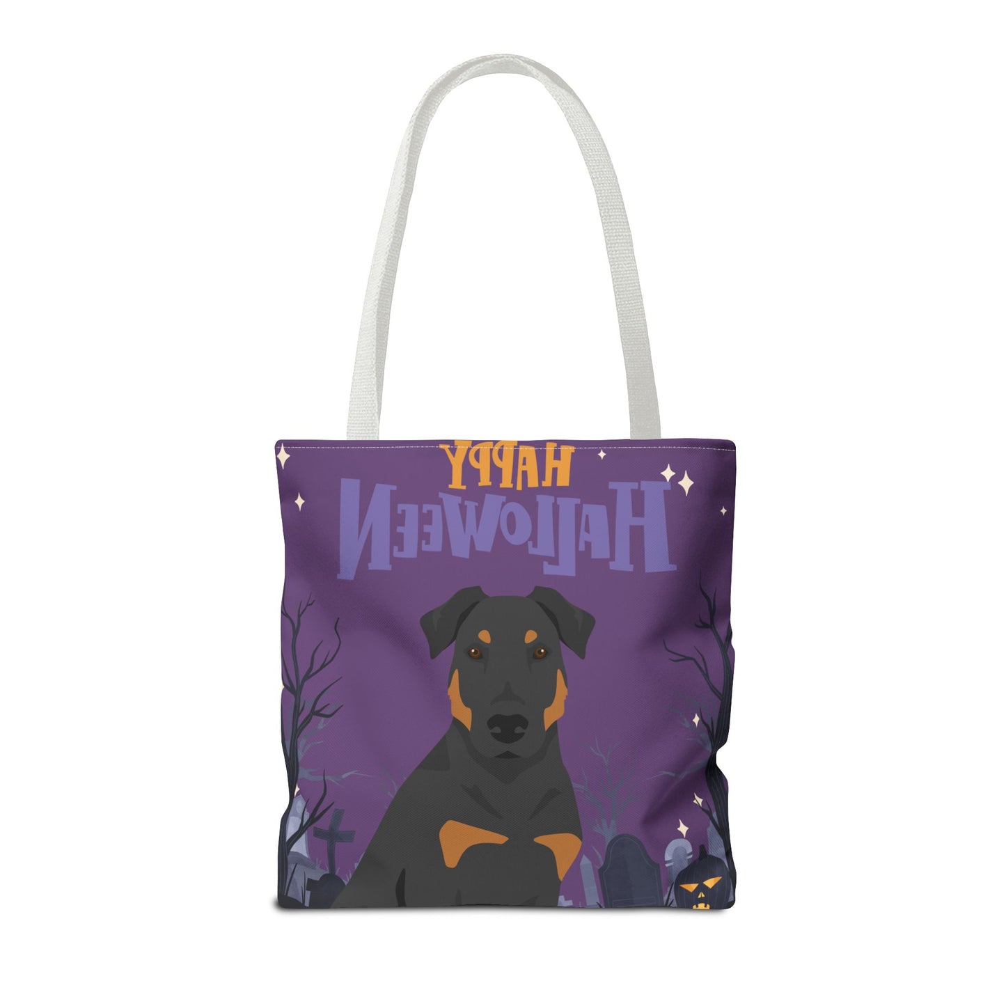 Beauceron Dog Happy Halloween Tote Bag 16x16