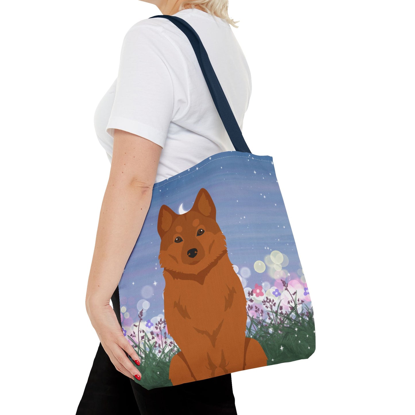 Finnish Spitz Dog Tote Bag 16x16
