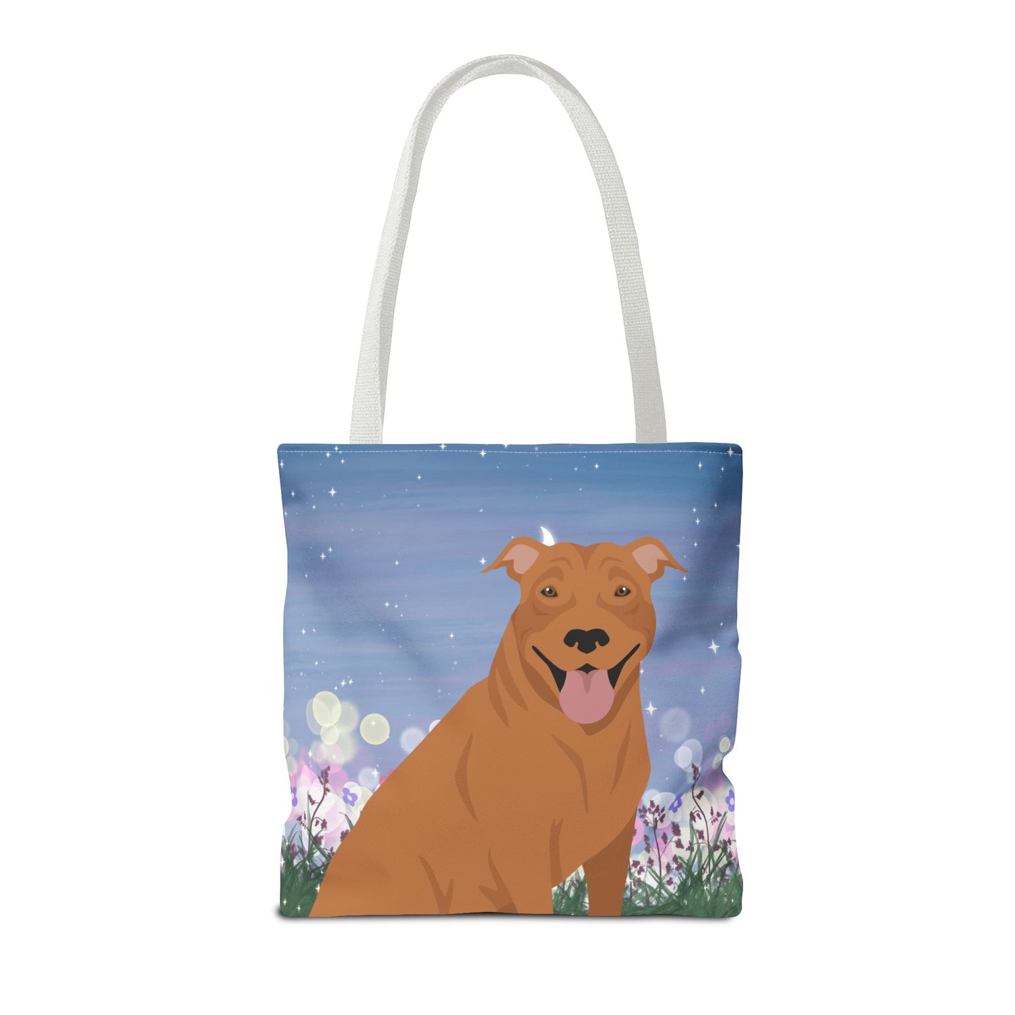 Pit Bull Dog Tote Bag 16x16