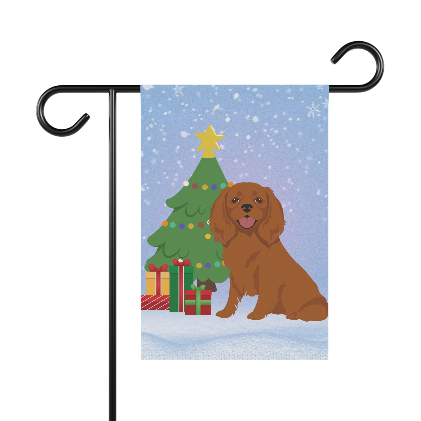 Cavalier King Charles Spaniel Dog Garden Flag