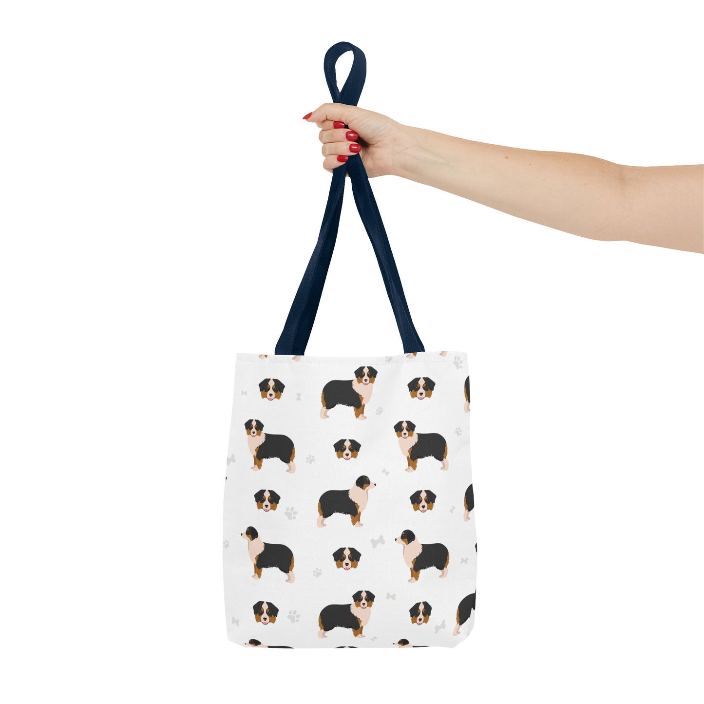 Miniature Australian Shepherd Dog Tote Bag, Aussie Dog Mom Gift