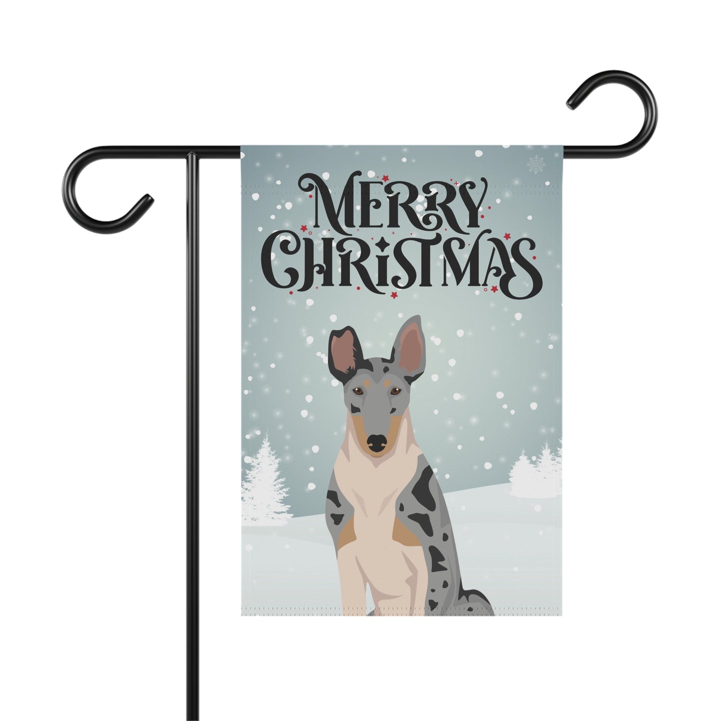Smooth Collie Dog Garden Flag