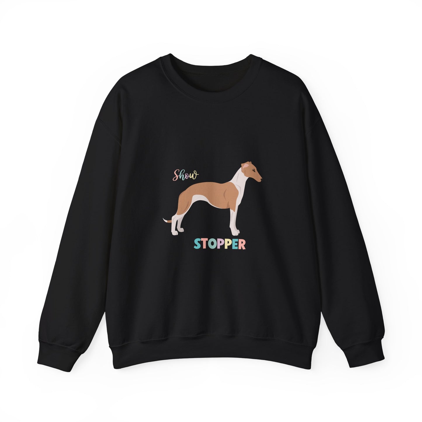 Whippet Dog Unisex Heavy Blend Crewneck Sweatshirt