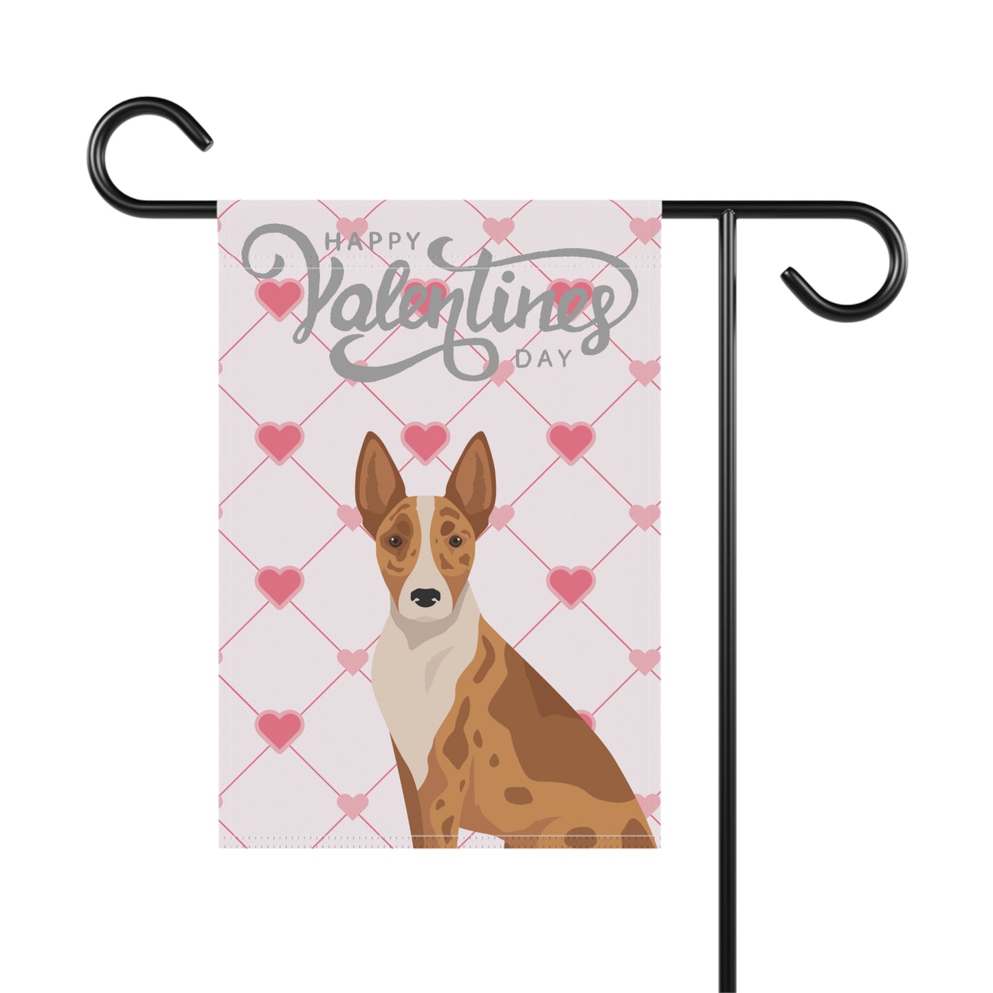 Australian Koolie Dog Valentines Day Garden Flag