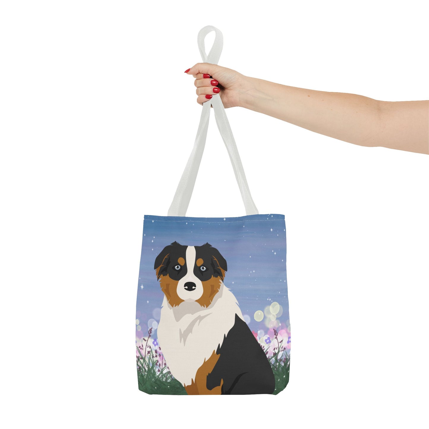 Australian Shepherd Dog Tote Bag 13x13