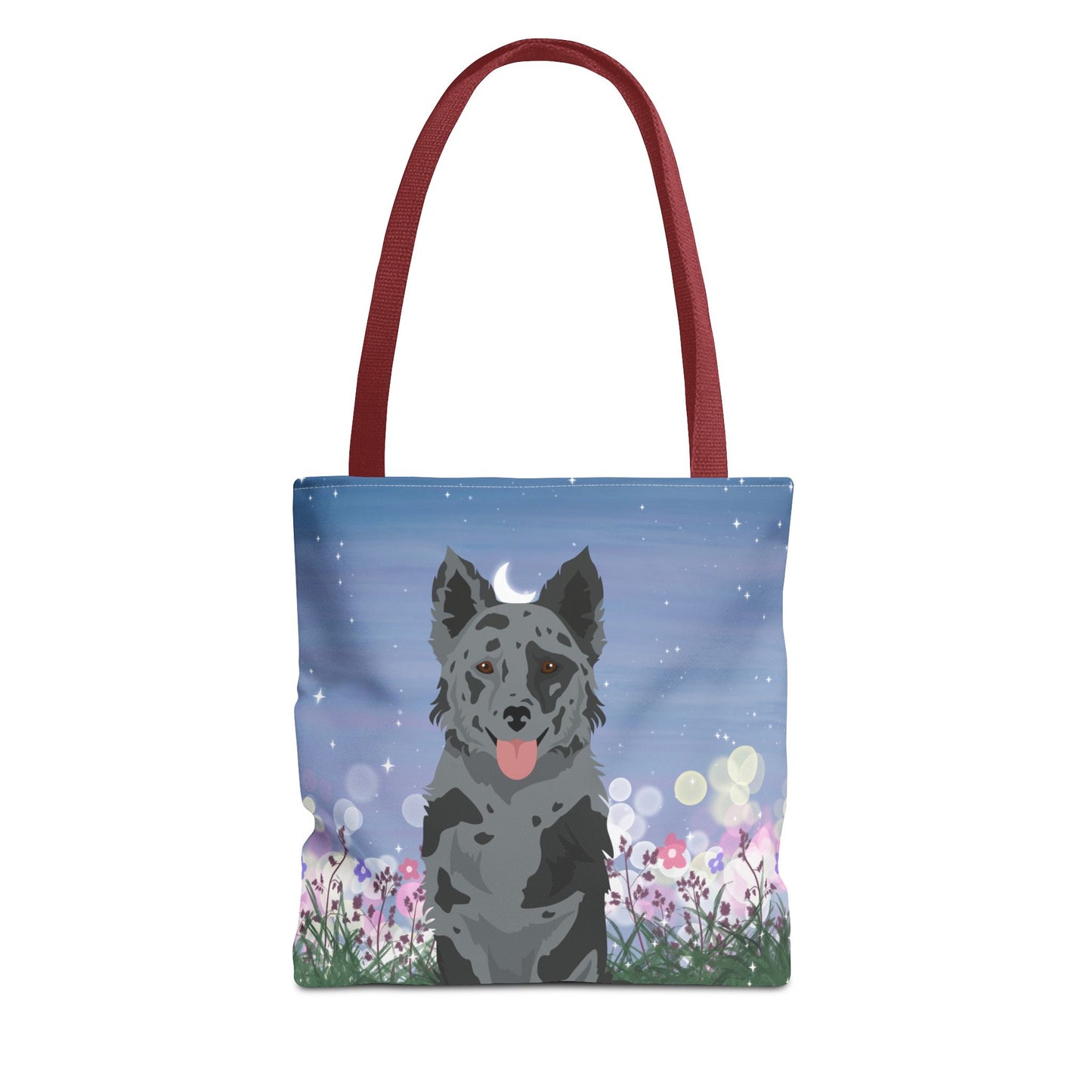 Mudi Dog Tote Bag 13x13