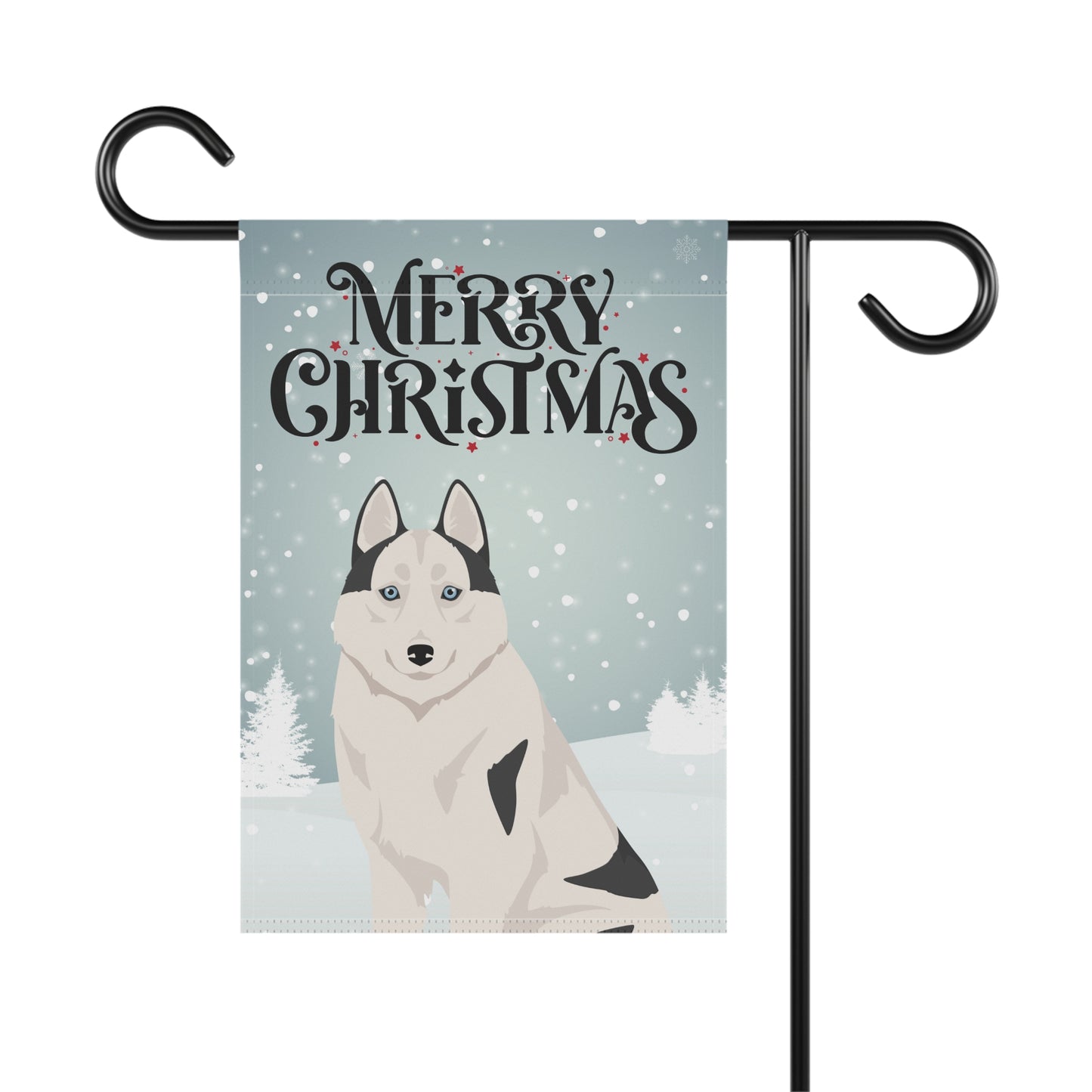 Siberian Husky Dog Garden Flag
