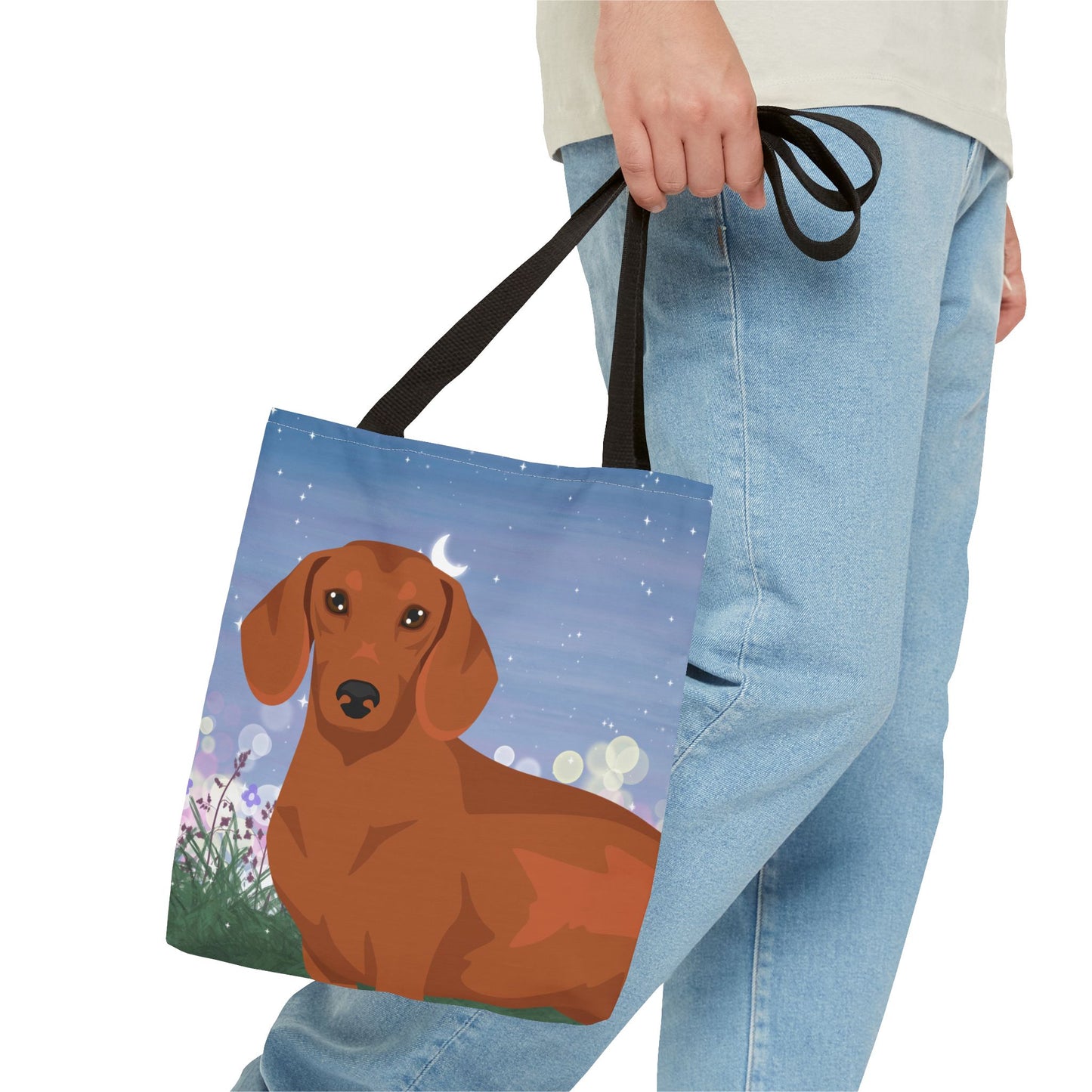 Dachshund Dog Tote Bag 13x13