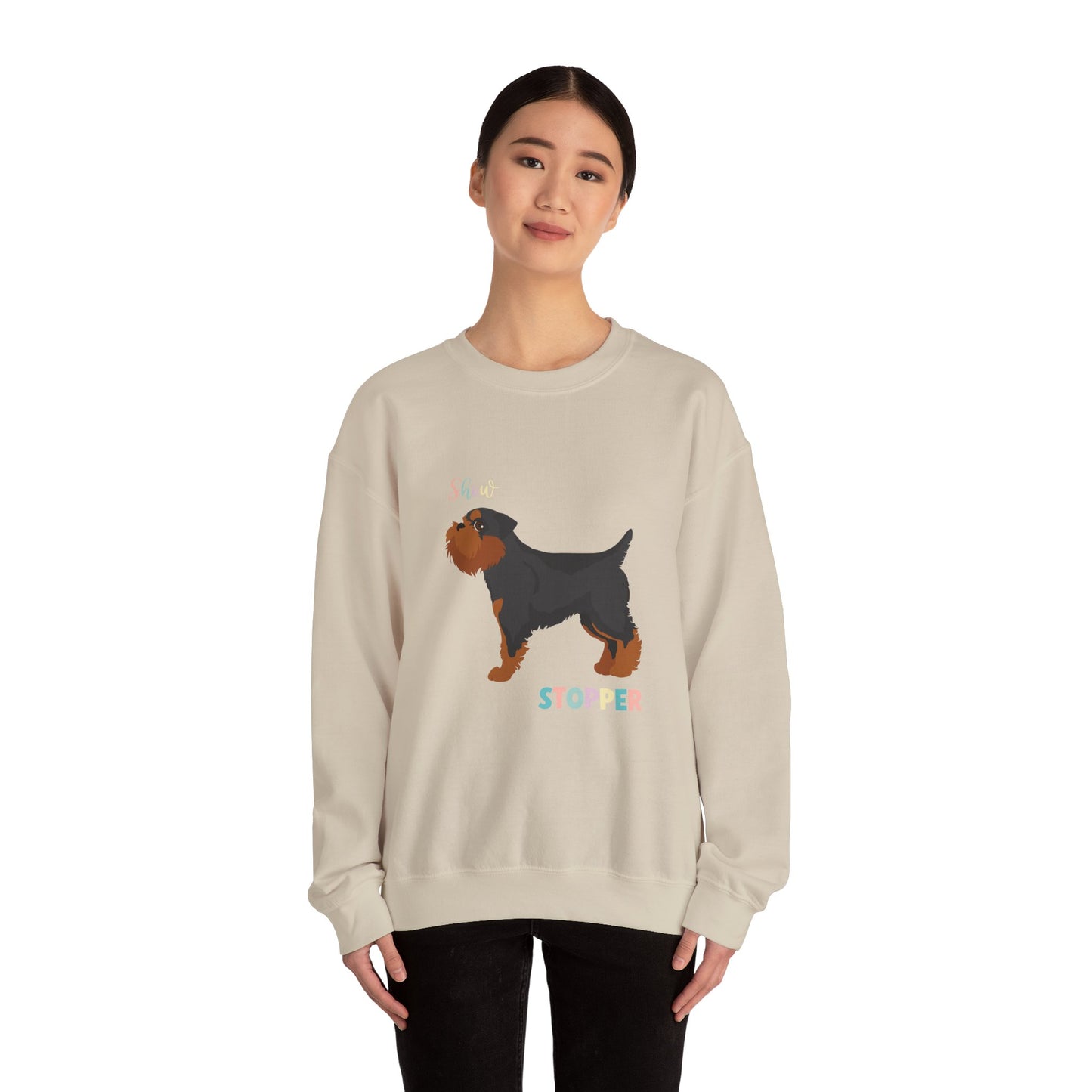 Brussels Griffion Dog Unisex Heavy Blend Crewneck Sweatshirt