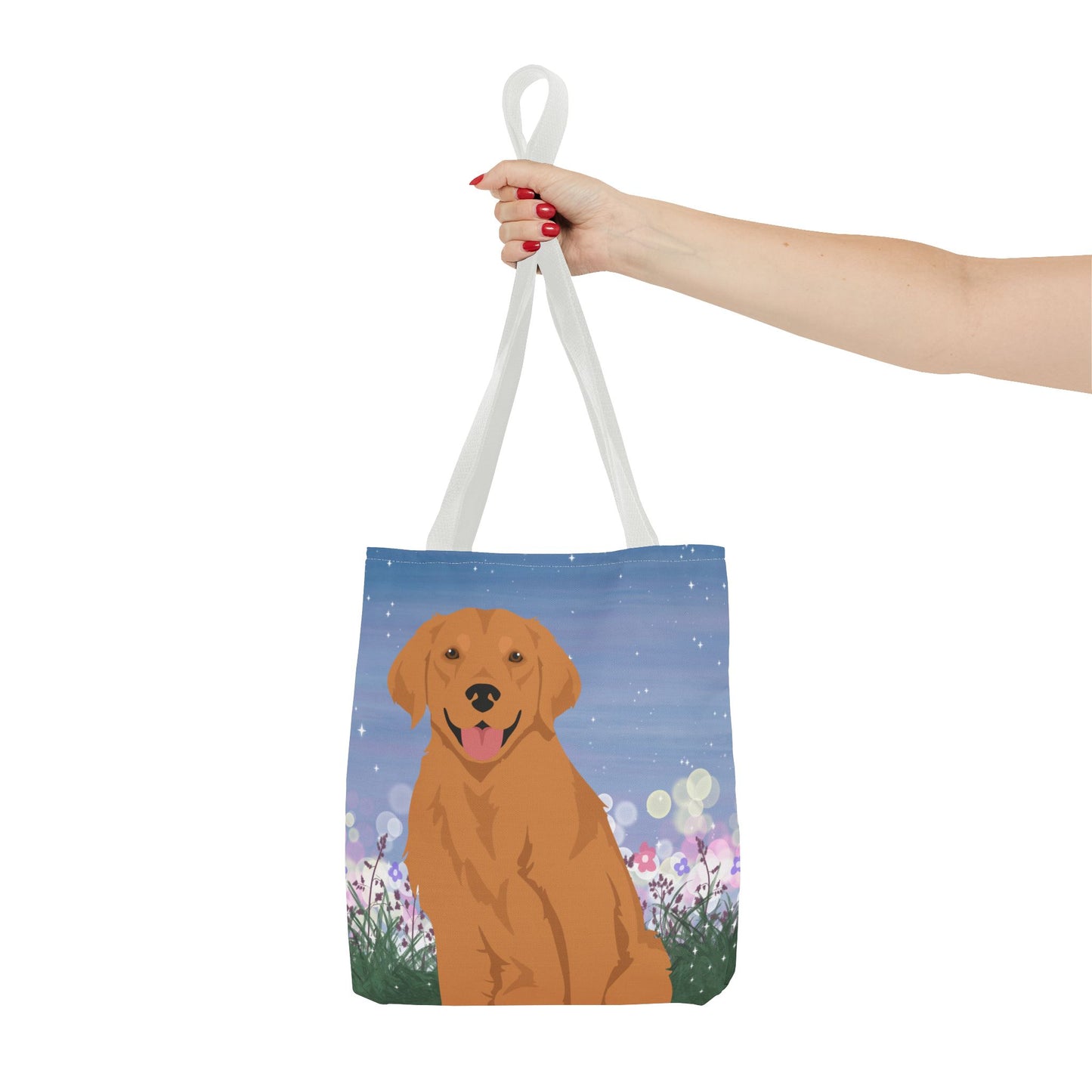 Golden Retriever Dog Tote Bag 13x13