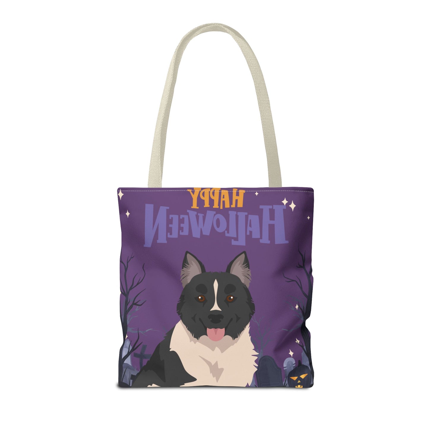 Elo Dog Happy Halloween Tote Bag 16x16