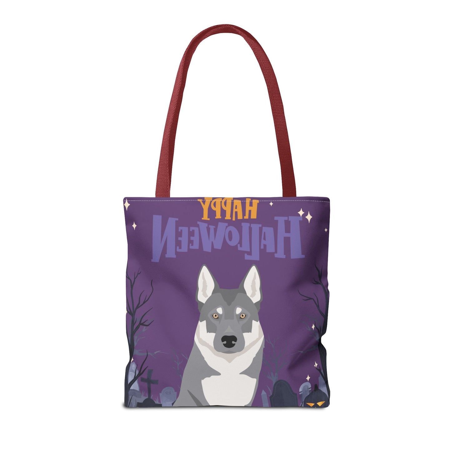 Czechoslovakian Wolfdog Dog Happy Halloween Tote Bag 16x16