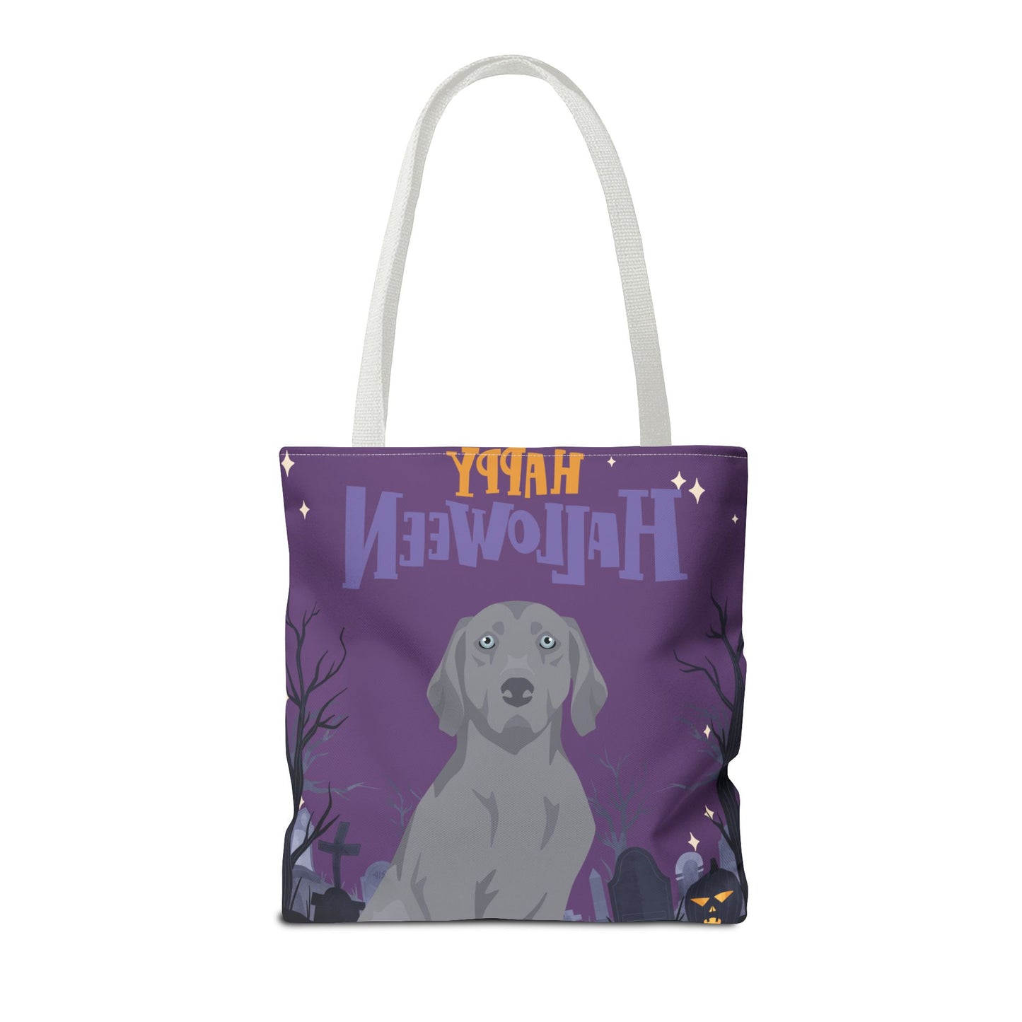 Weimaraner Dog Happy Halloween Tote Bag 16x16