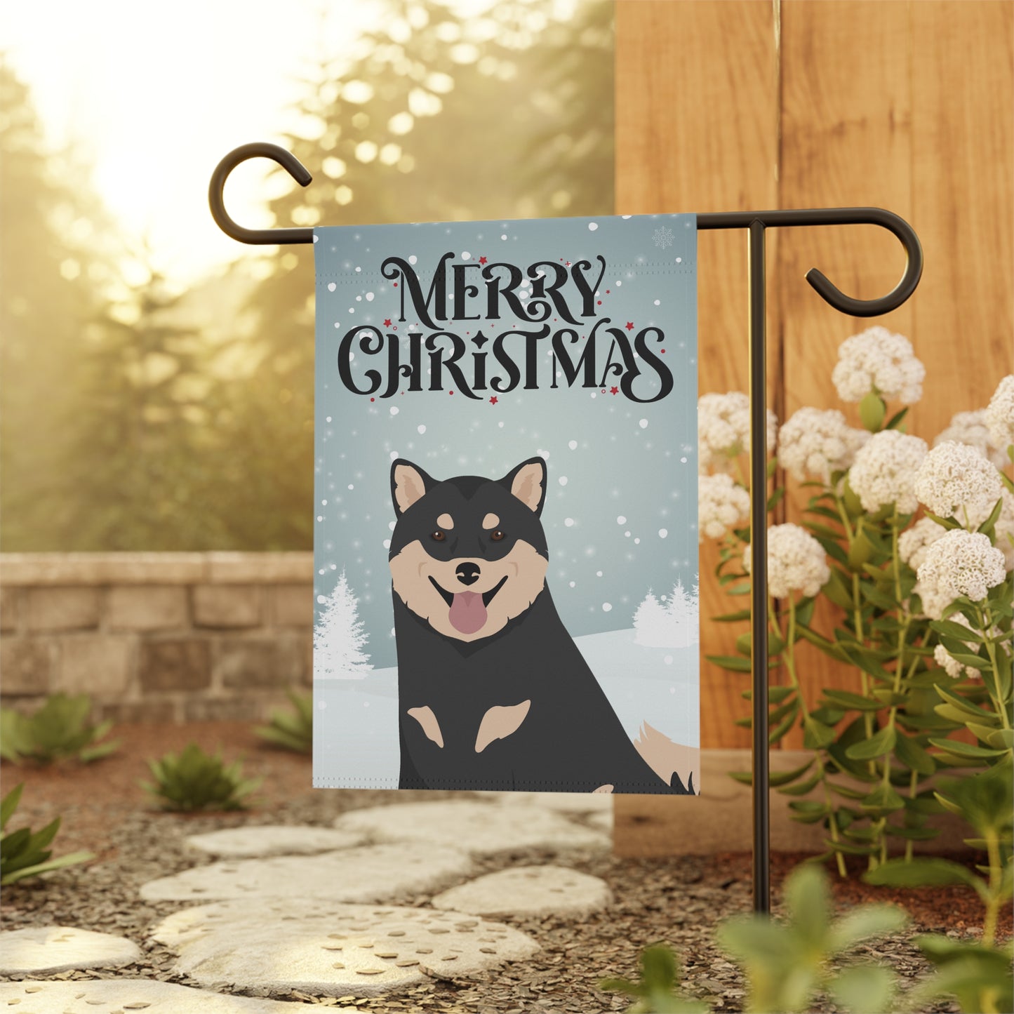 Shiba Inu Dog Garden Flag