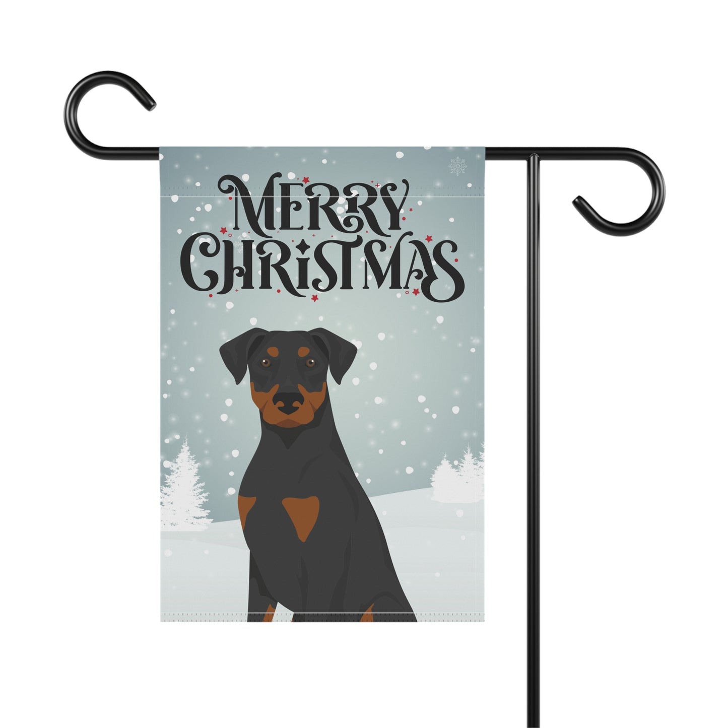 Doberman Pinscher Dog Garden Flag