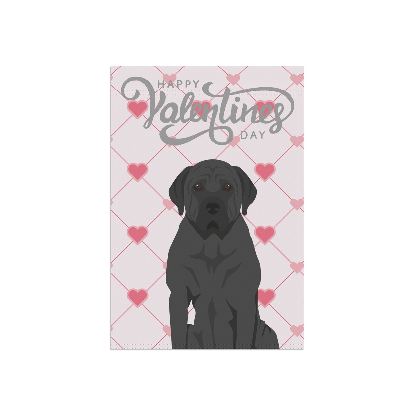 Tosa Inu Dog Valentines Day Garden Flag