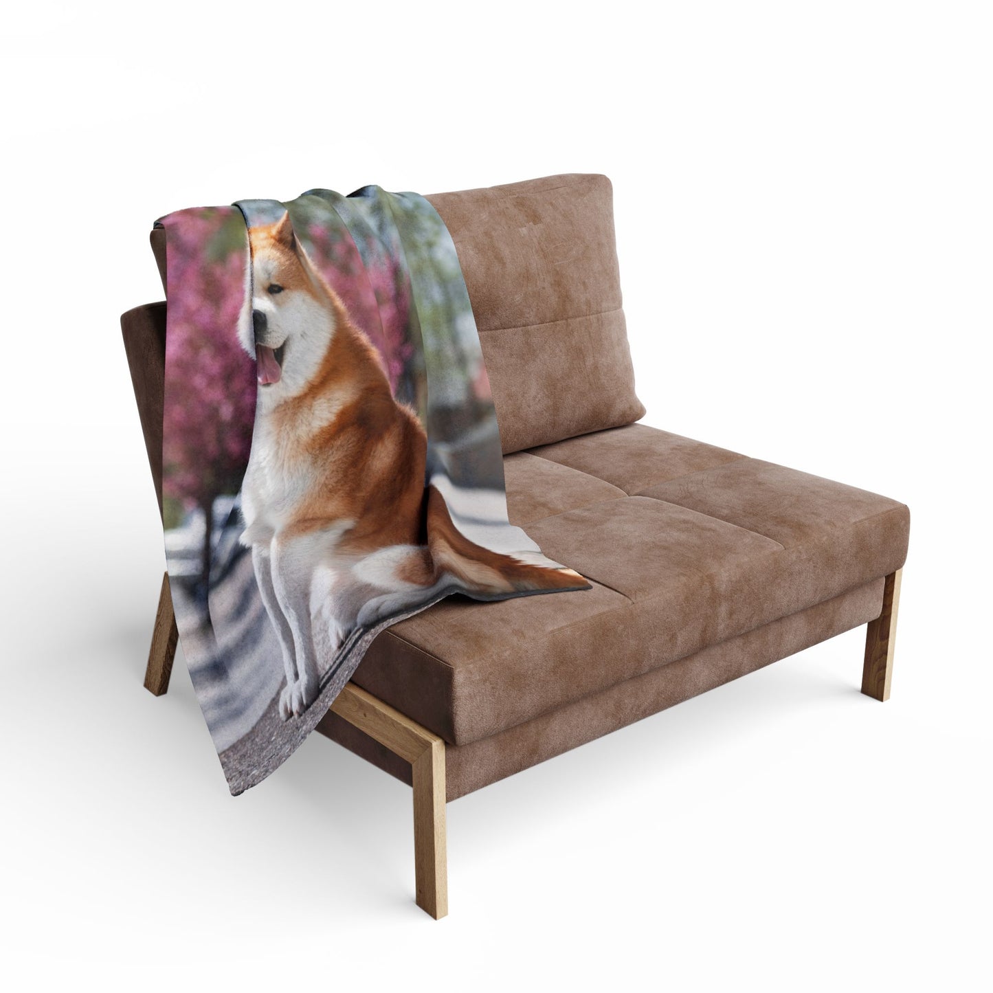 Japanese Akita Arctic Fleece Blanket - Cozy Decor for Spring Celebrations