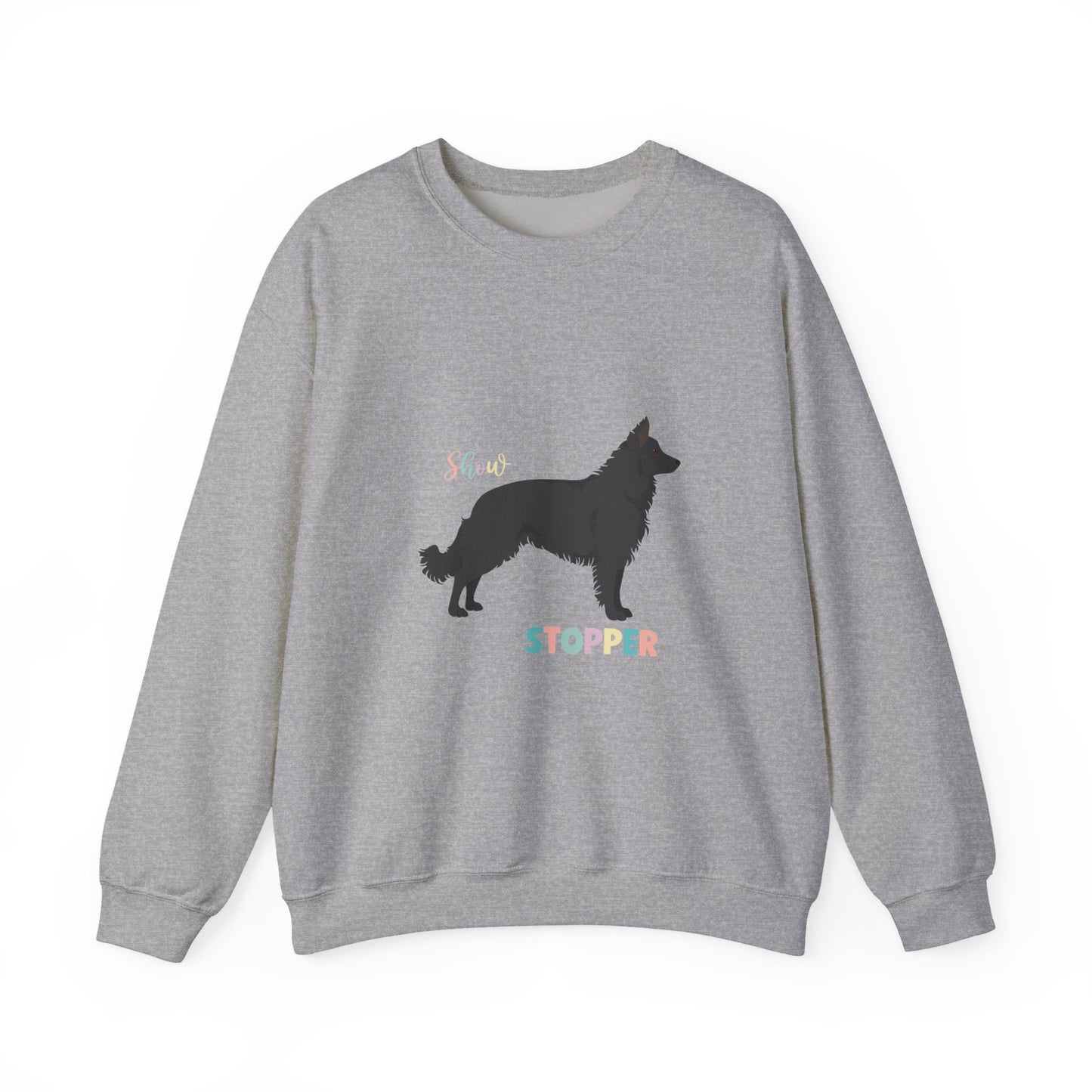 Mudi Dog Dog Unisex Heavy Blend Crewneck Sweatshirt