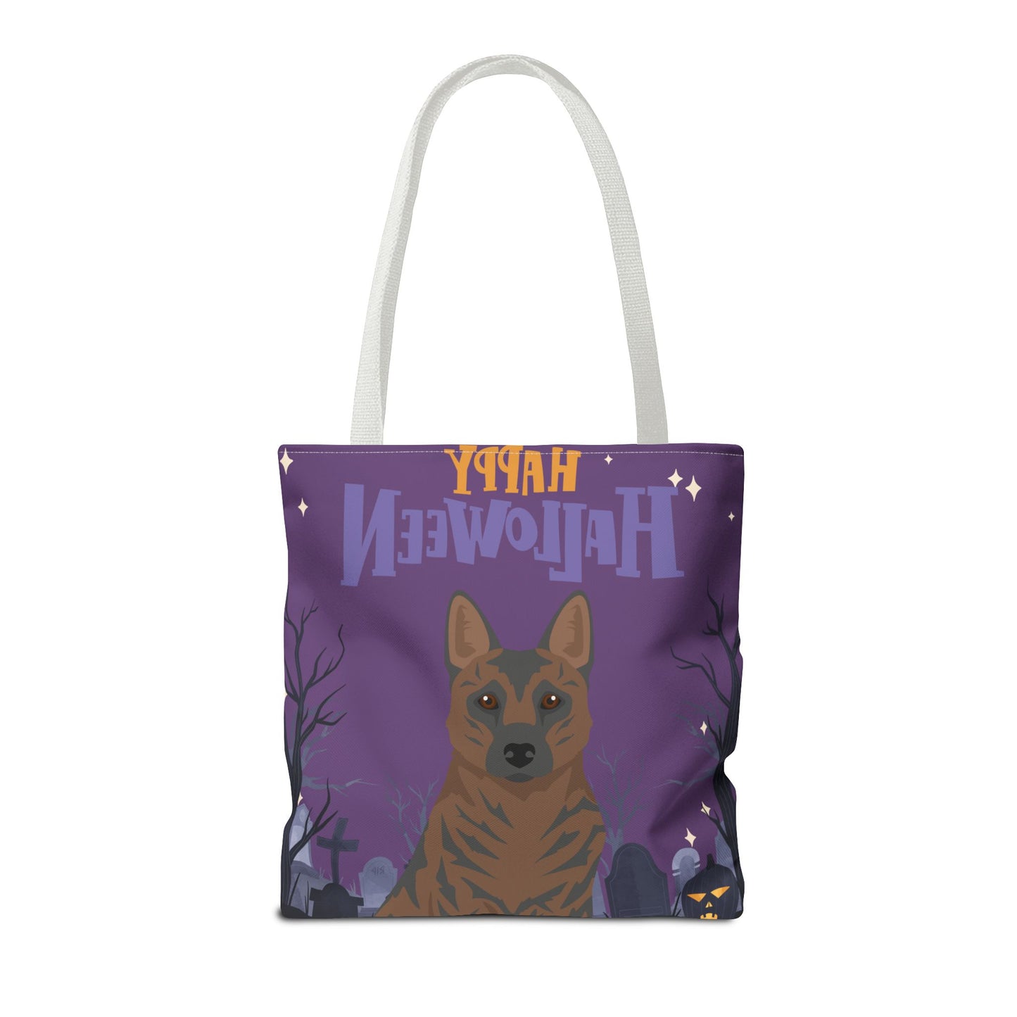 Kai Ken Dog Happy Halloween Tote Bag 16x16