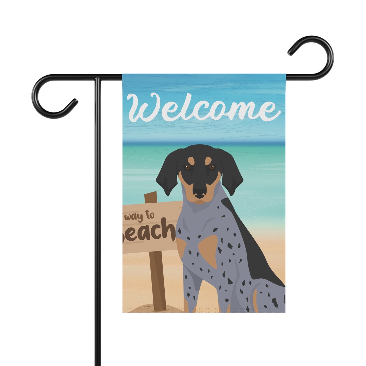 Bluetick Coonhound Dog Garden Flag