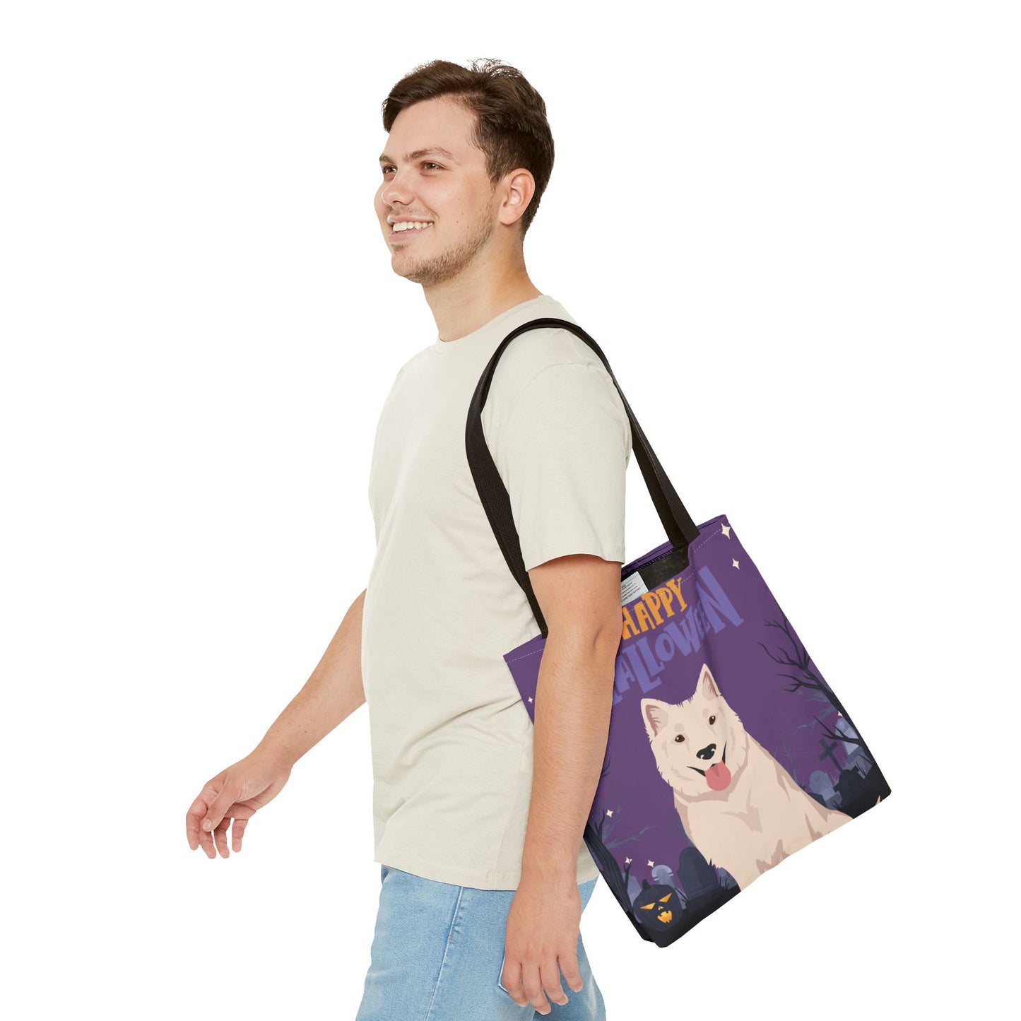 Kintamani Bali Dog Dog Happy Halloween Tote Bag 16x16