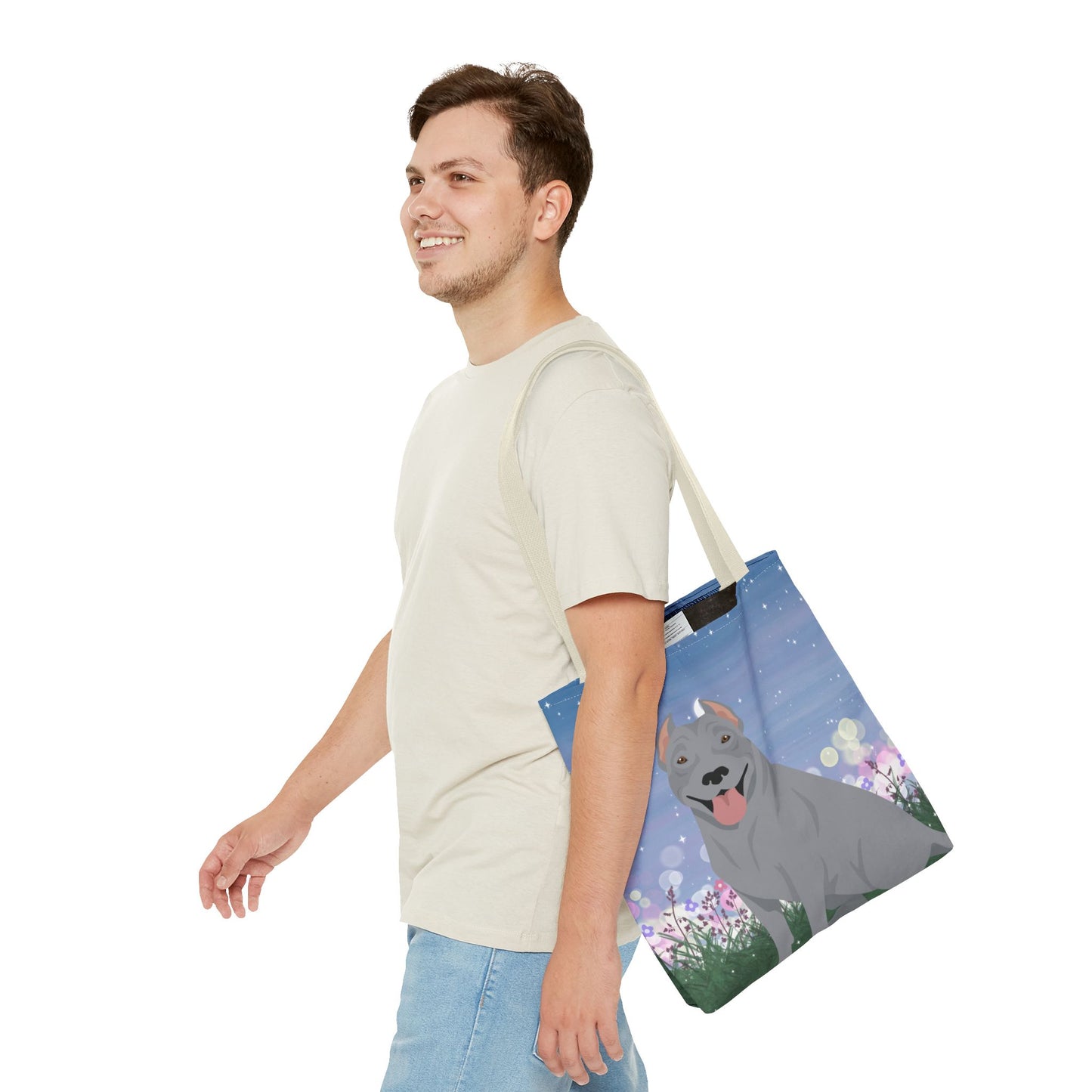 Pit Bull Dog Tote Bag 16x16