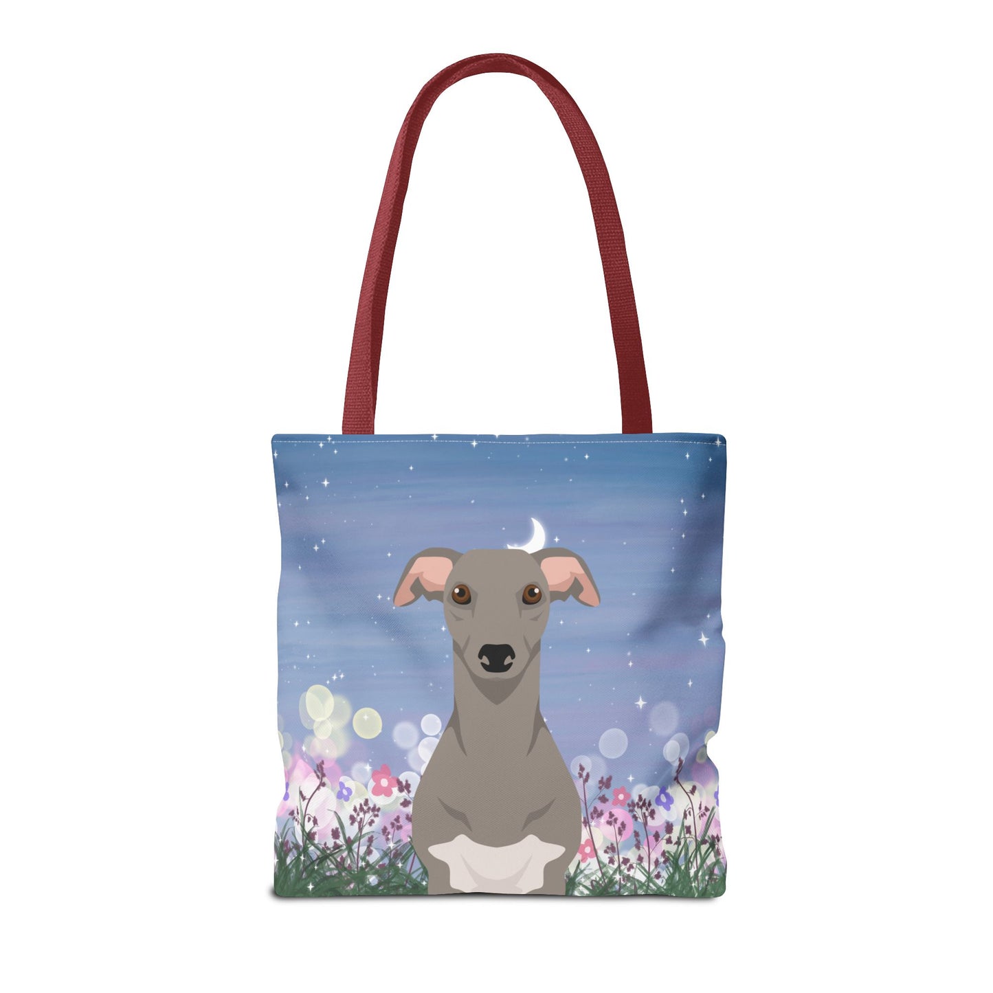 Whippet Dog Tote Bag 16x16