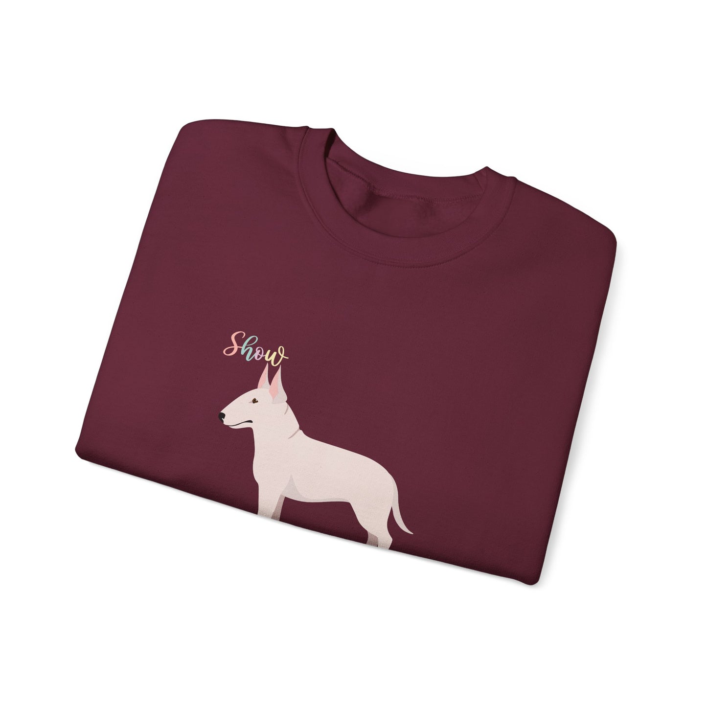 Bull Terrier Dog Unisex Heavy Blend Crewneck Sweatshirt